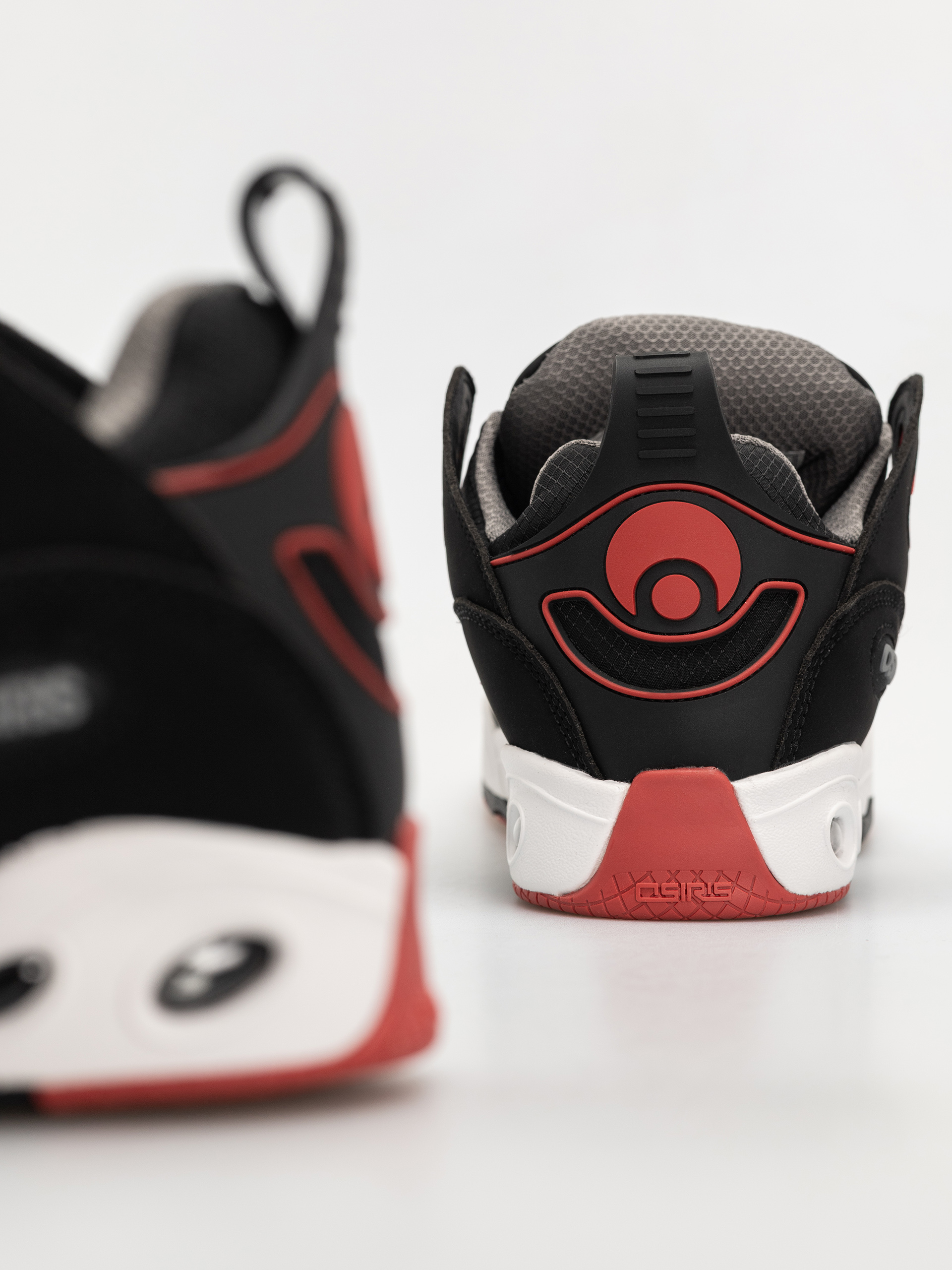 Osiris D3 E Cipők (black/charcoal/red)