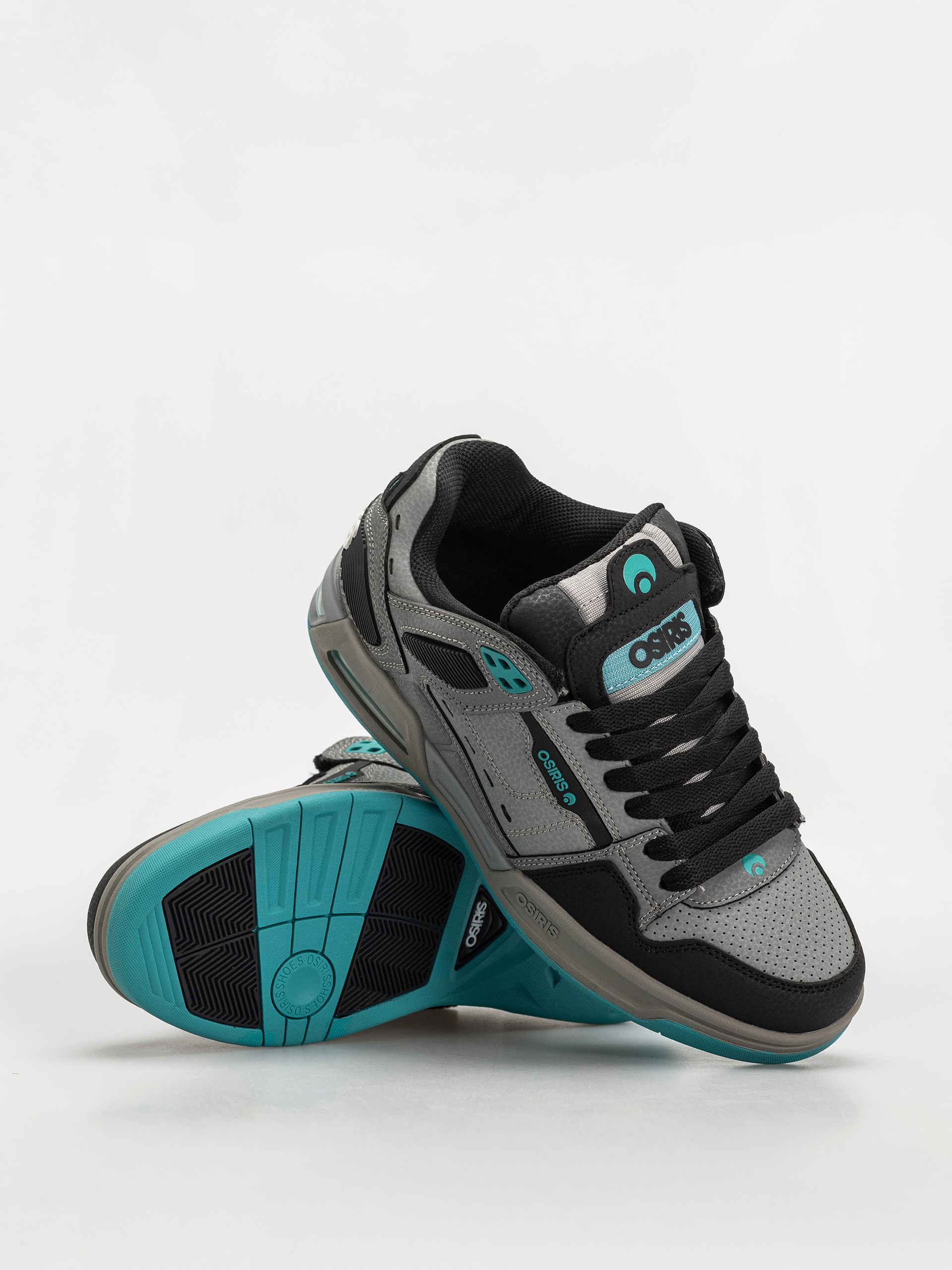 Osiris Peril Cipők (black/grey/teal)