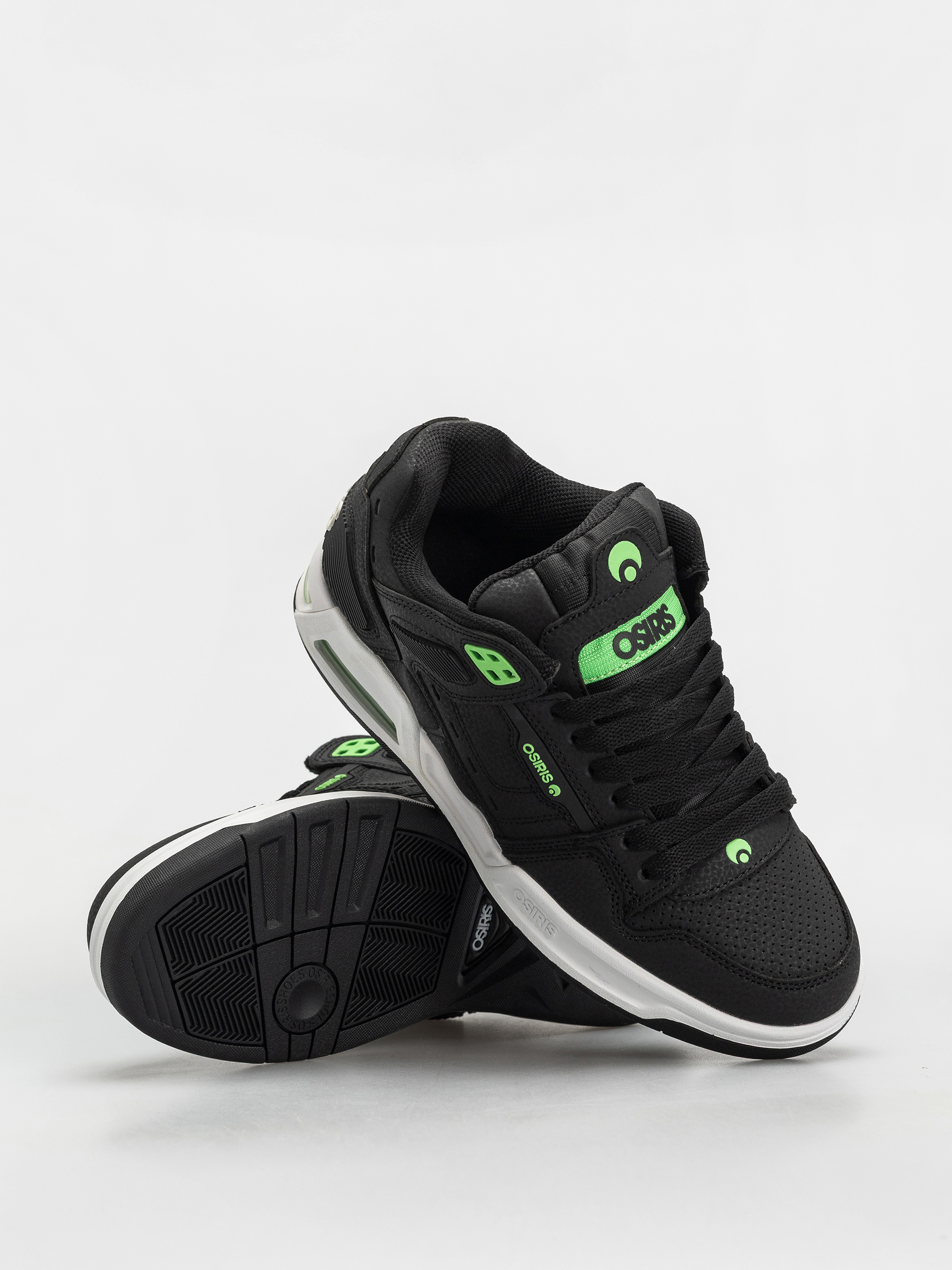 Osiris Peril Cipők (black/black/green)