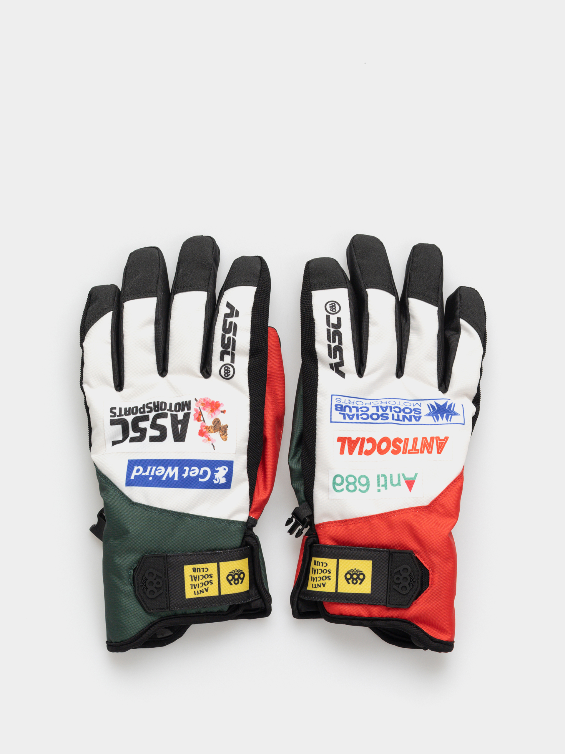 686 X ASSCX Primer Glove Kesztyű (assc white colorblock)
