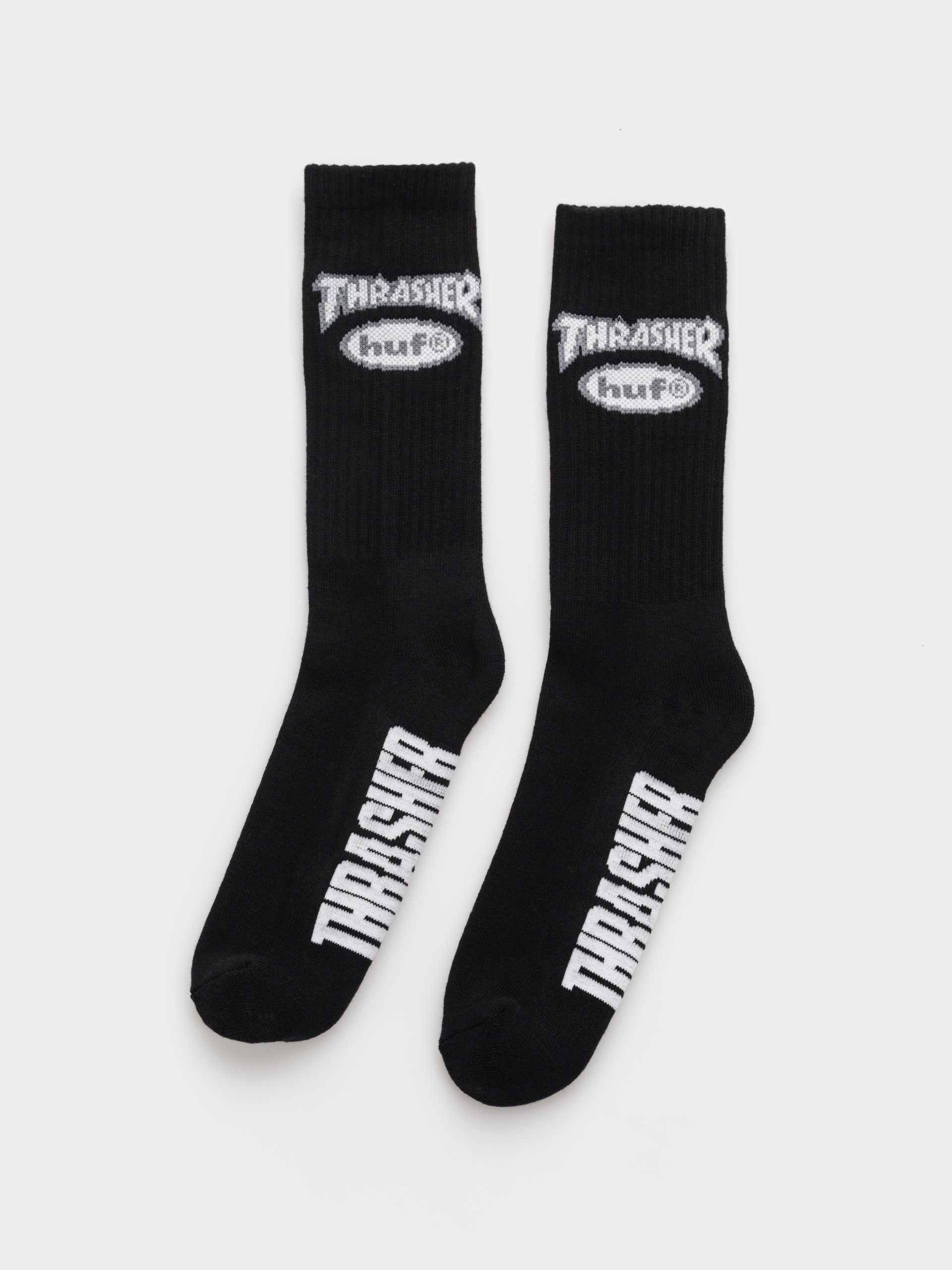HUF X Thrasher Logo Zokni (black)