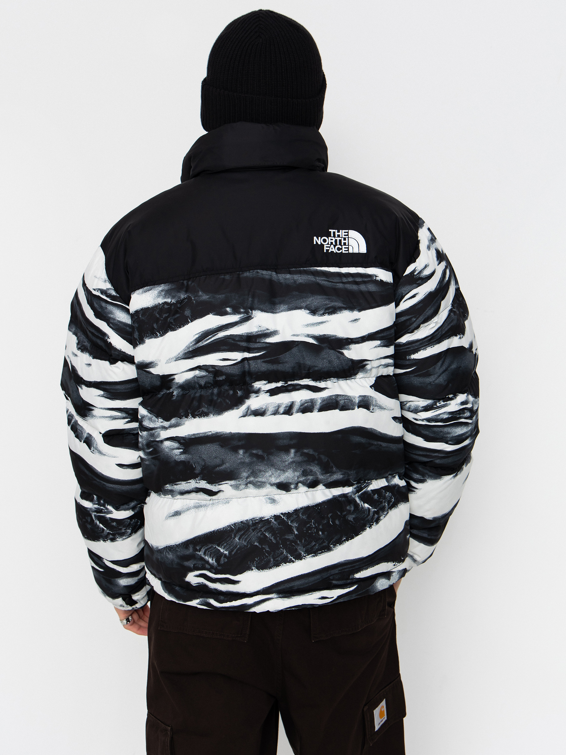 The North Face 1996 Retro Nuptse Print Dzseki (tnf black edge of light)