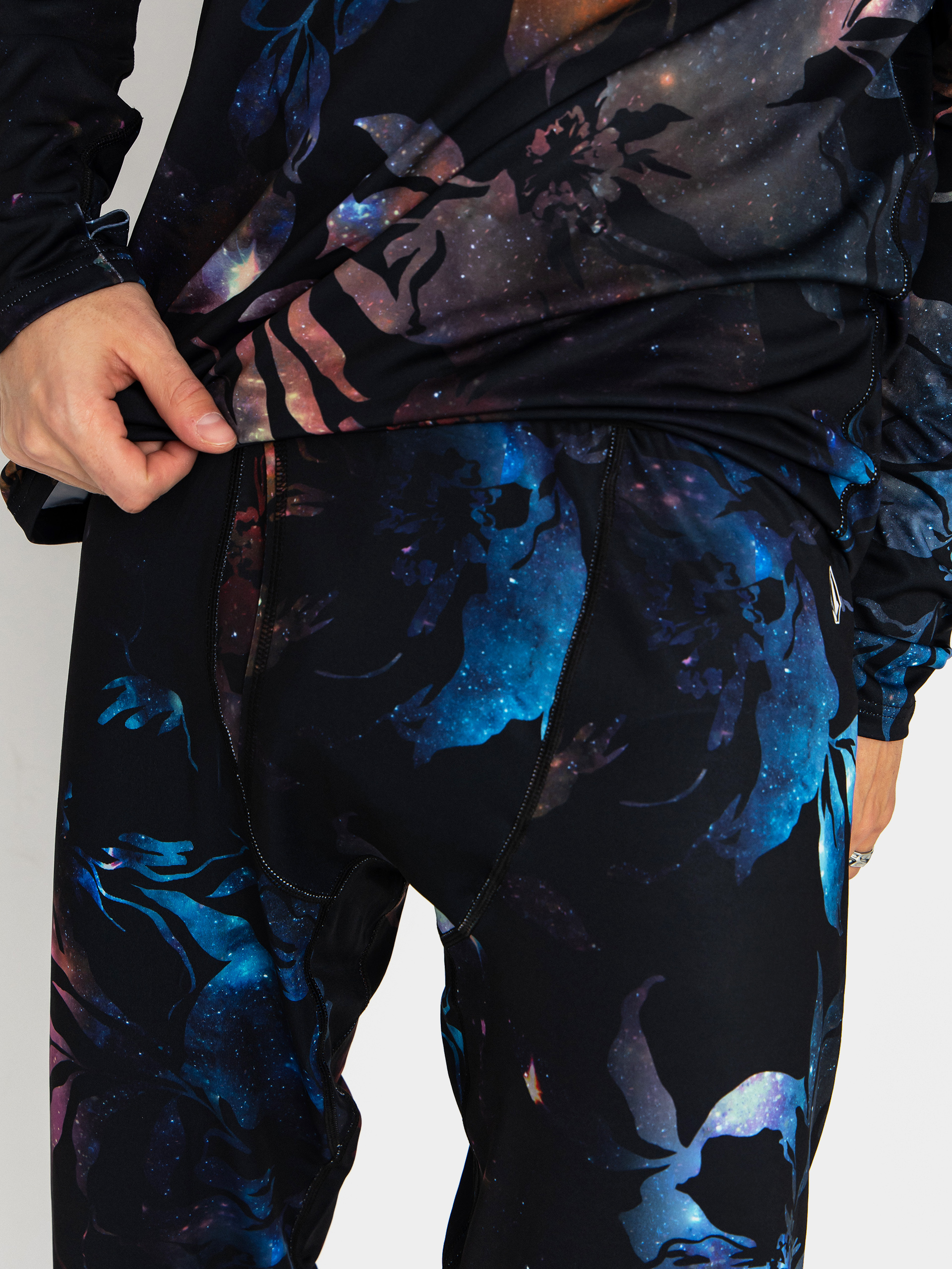 Férfi Volcom M V Science Thermo leggings (space aloha)
