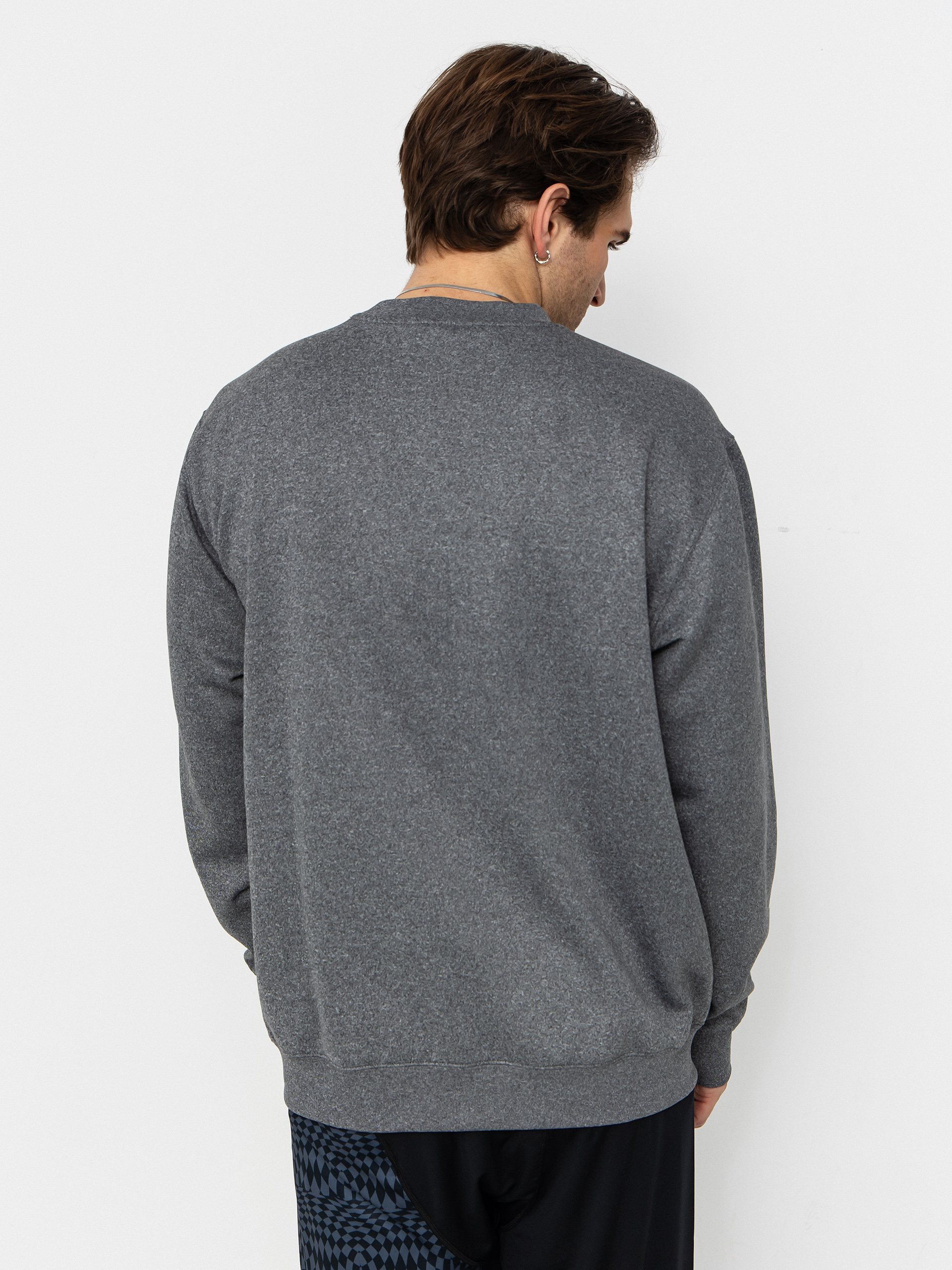 Férfi Volcom Hydro Crew Thermo pulóver (heather black)