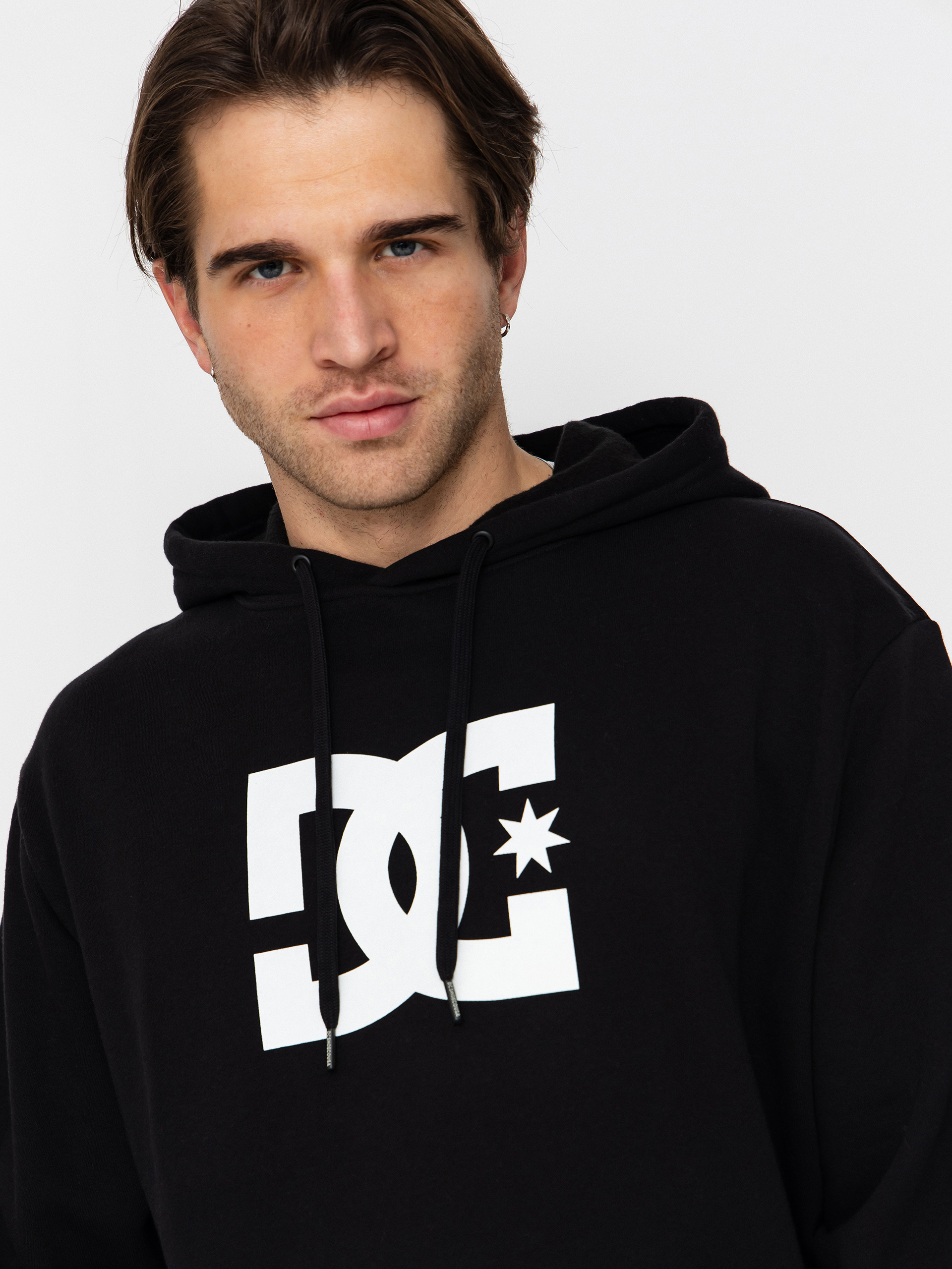 DC Star HD Kapucnis pulóver (black)