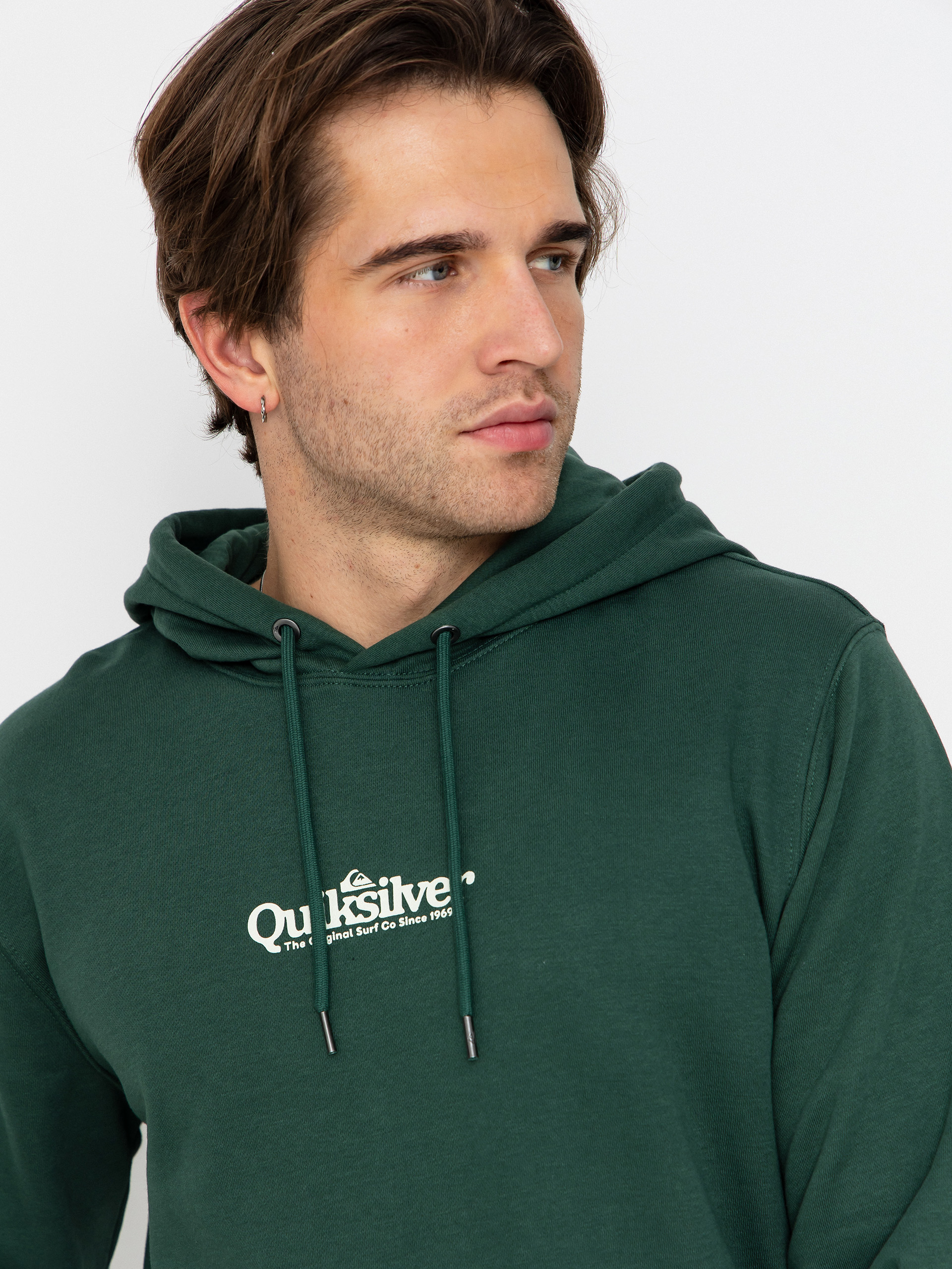 Quiksilver Fineline HD Kapucnis pulóver (trekking green)