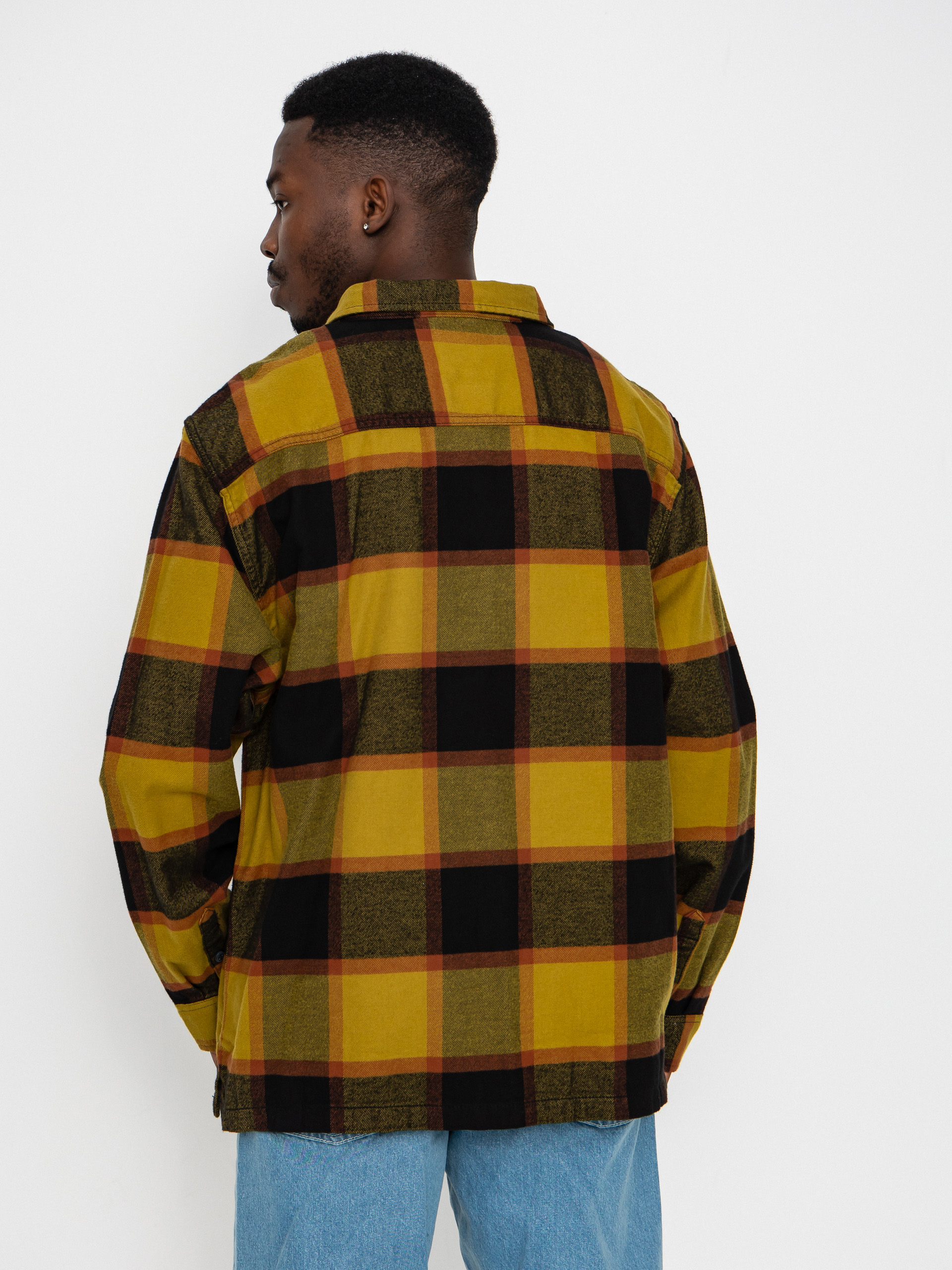 Vans Larkspur Plaid Flannel Ing (burnt gold/black)