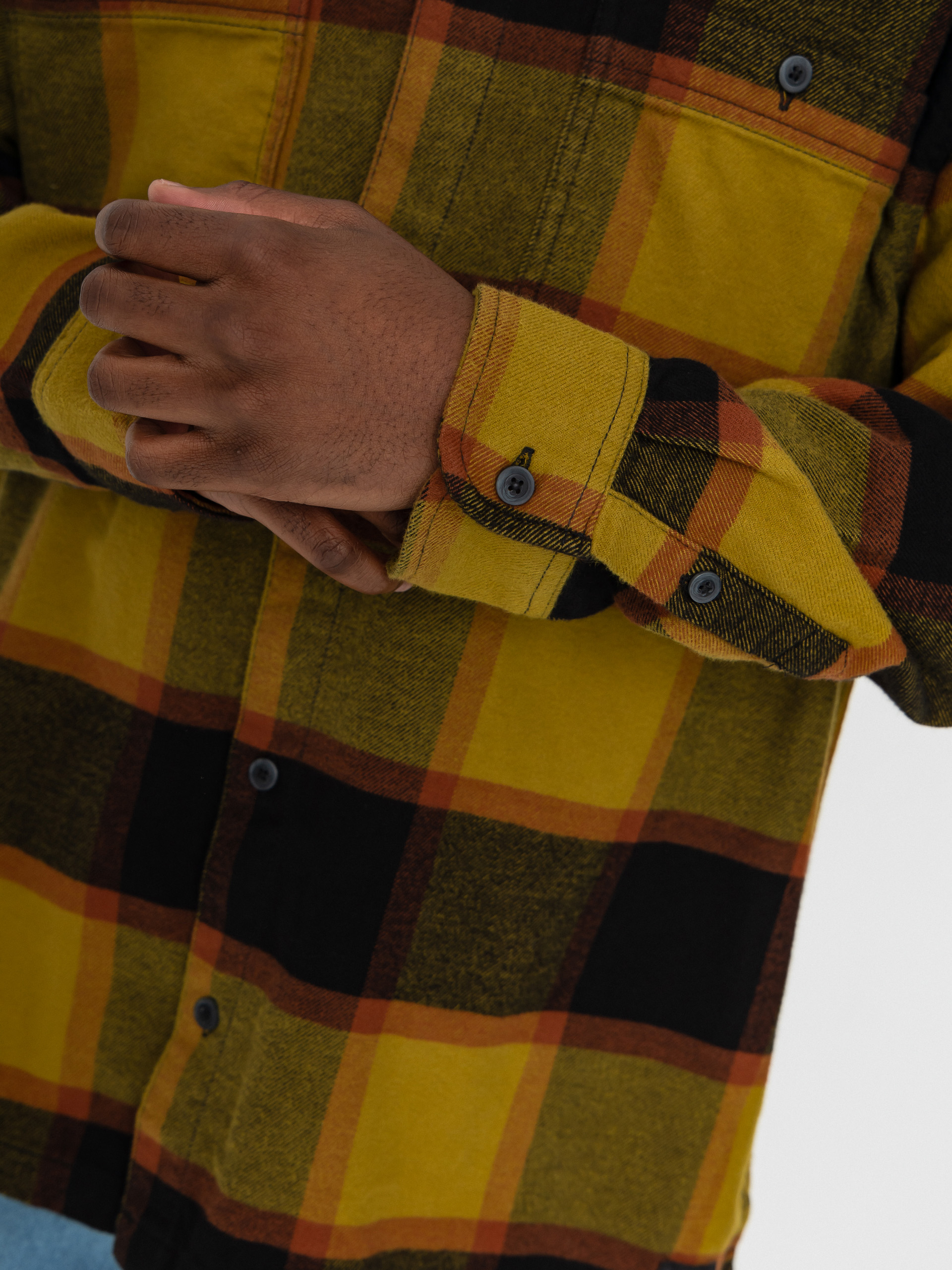 Vans Larkspur Plaid Flannel Ing (burnt gold/black)