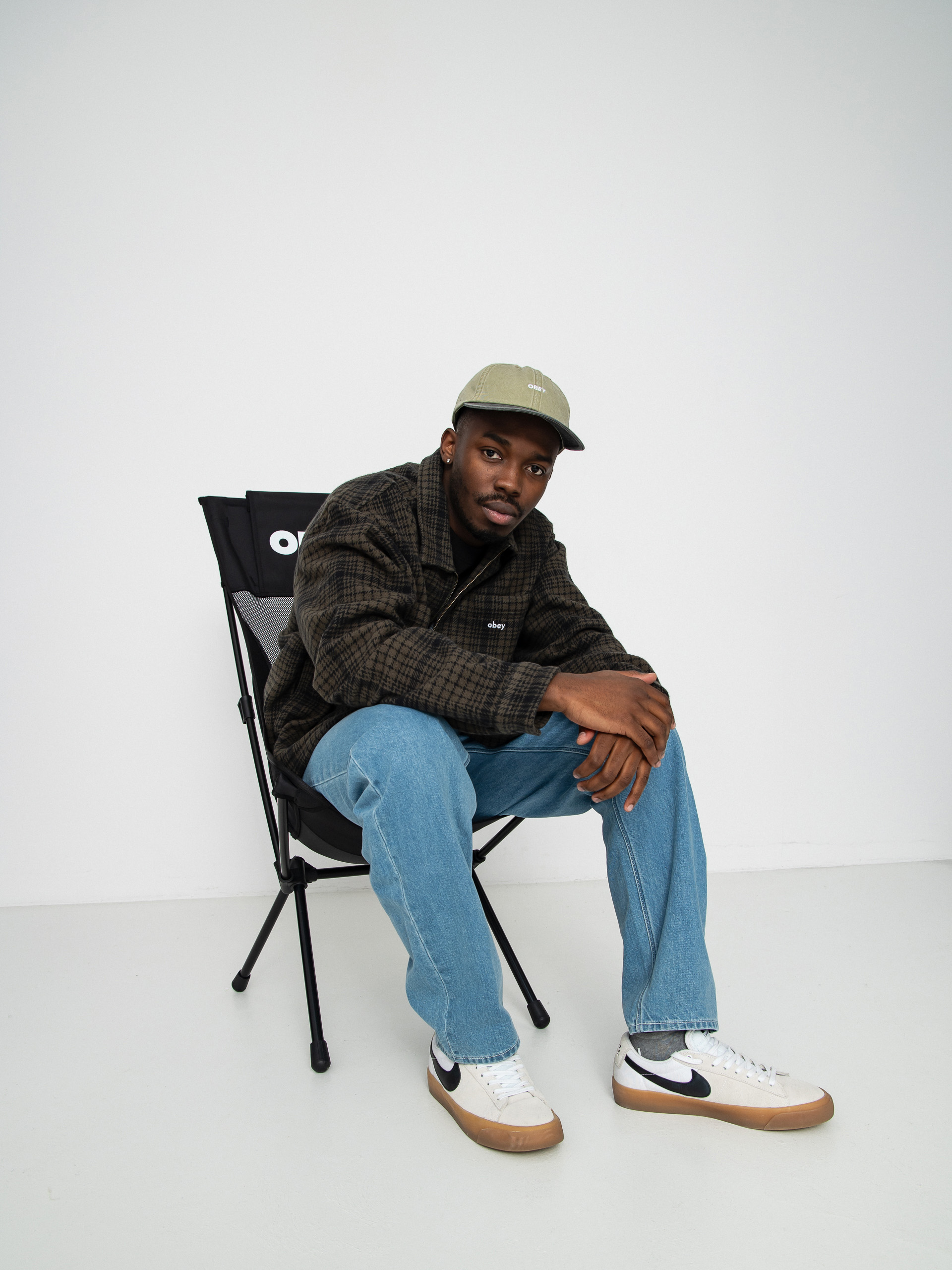 OBEY Parker Zip Dzseki (rosin multi)