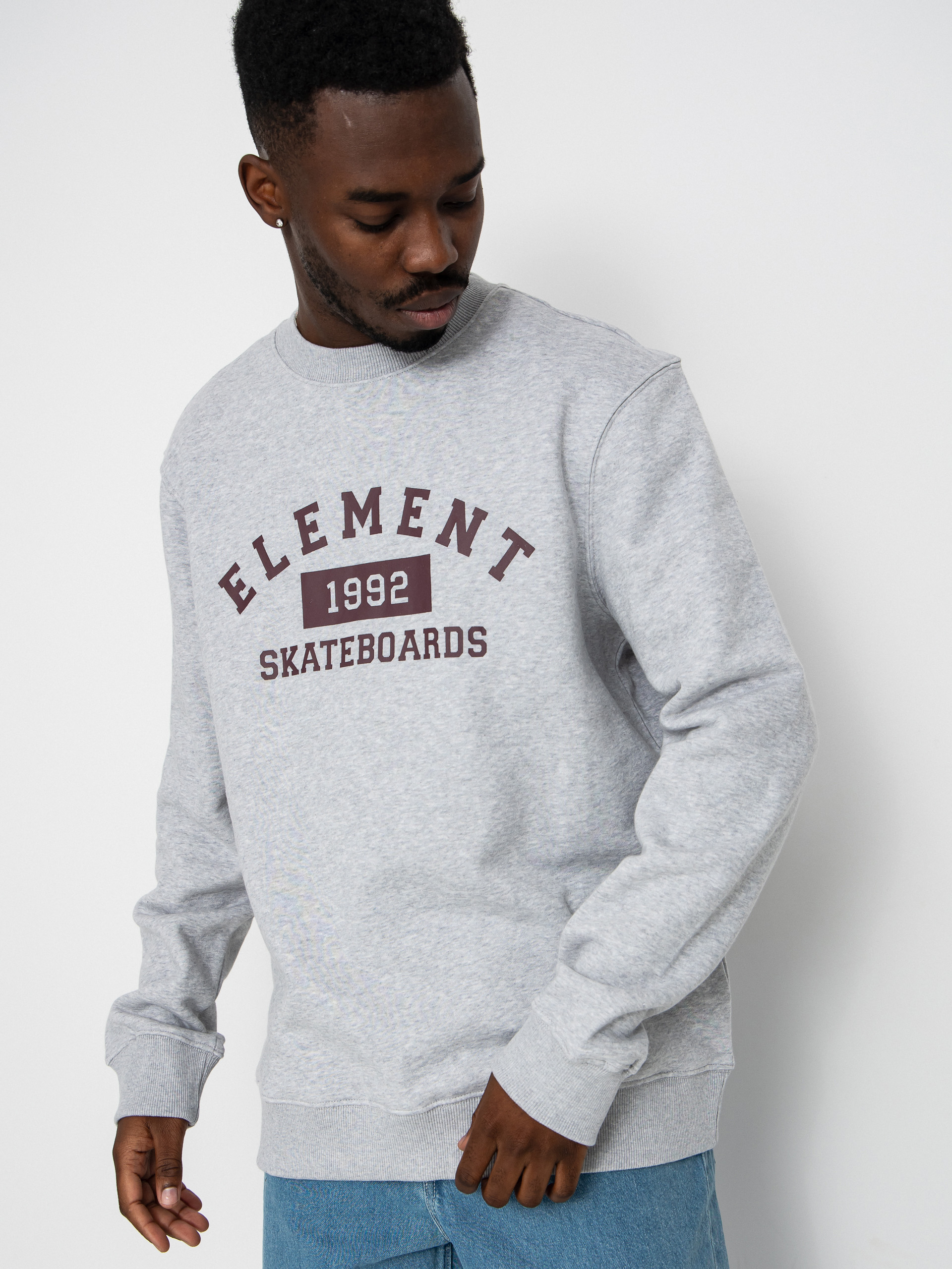 Element Home Team Cr Pulóver (mid grey heather)