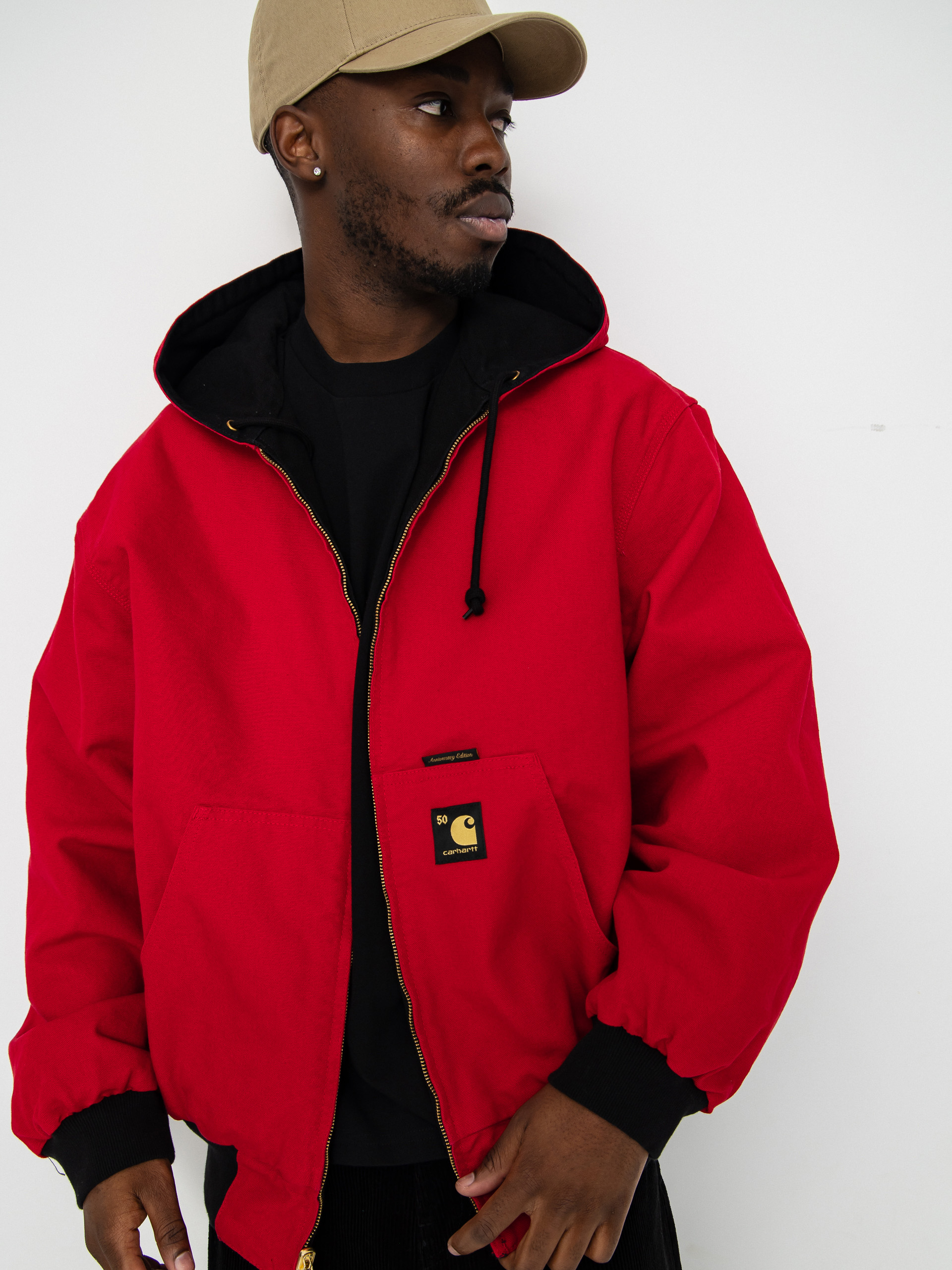 Dzseki Carhartt WIP 50 Years Anniversary OG Active (black/usa red/rinsed)