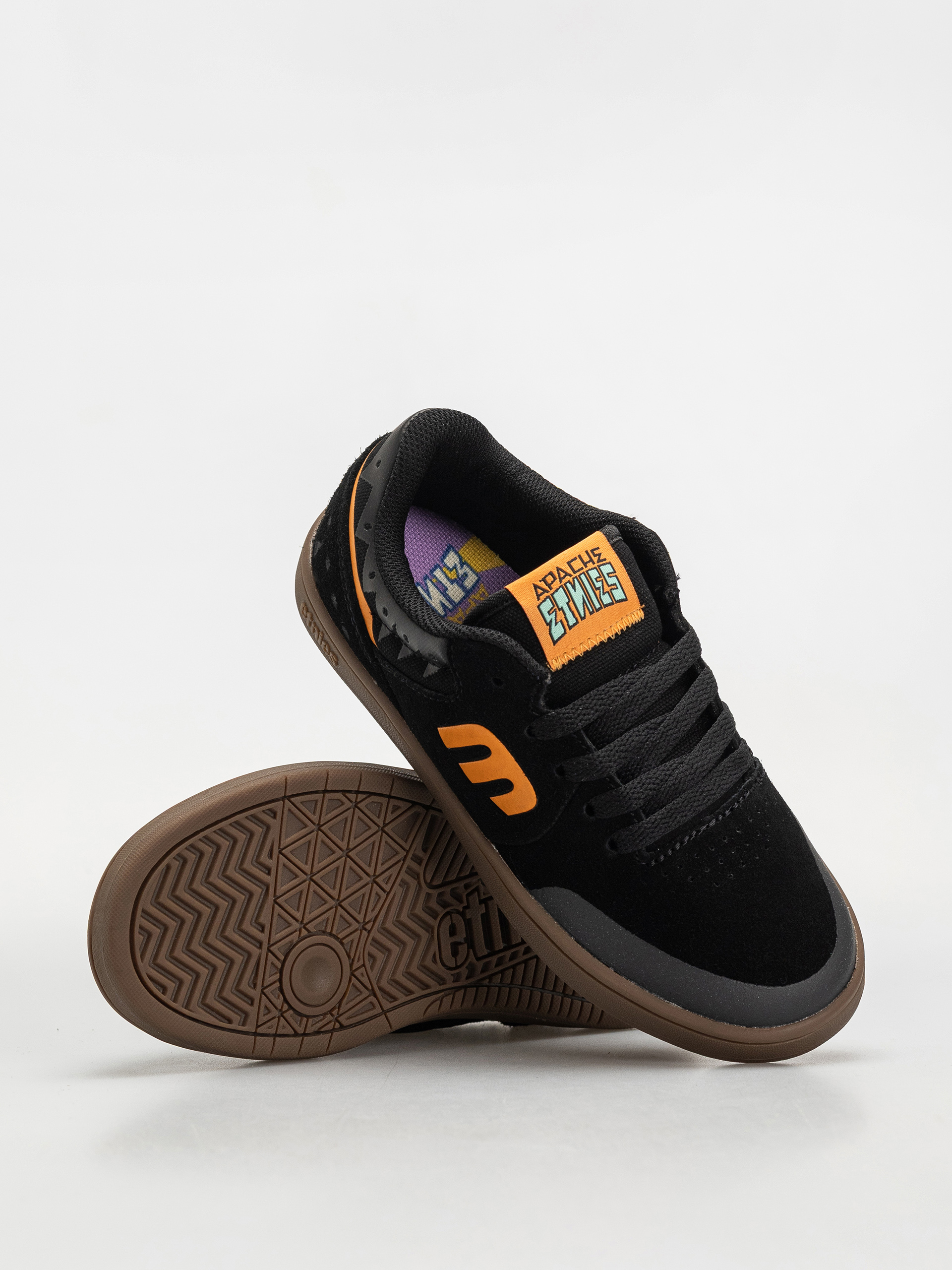 Etnies Kids Marana X Apache JR Cipők (black/gum)
