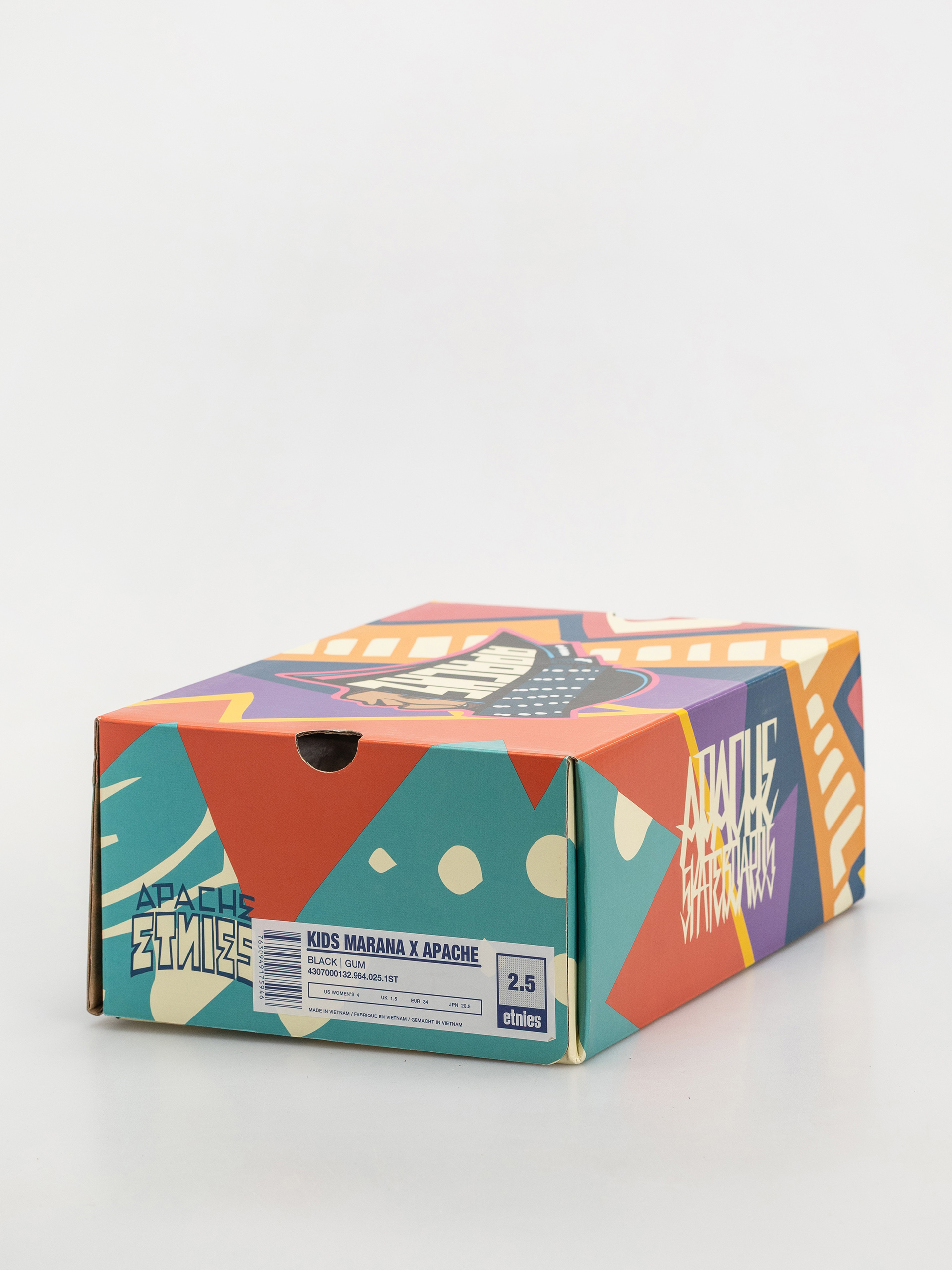 Etnies Kids Marana X Apache JR Cipők (black/gum)