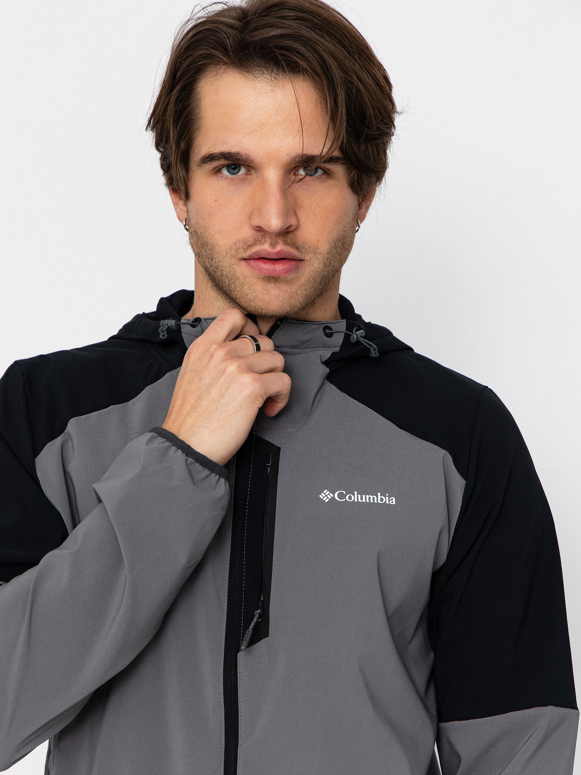 Dzseki Columbia Tech Softshell HD (city grey/black)