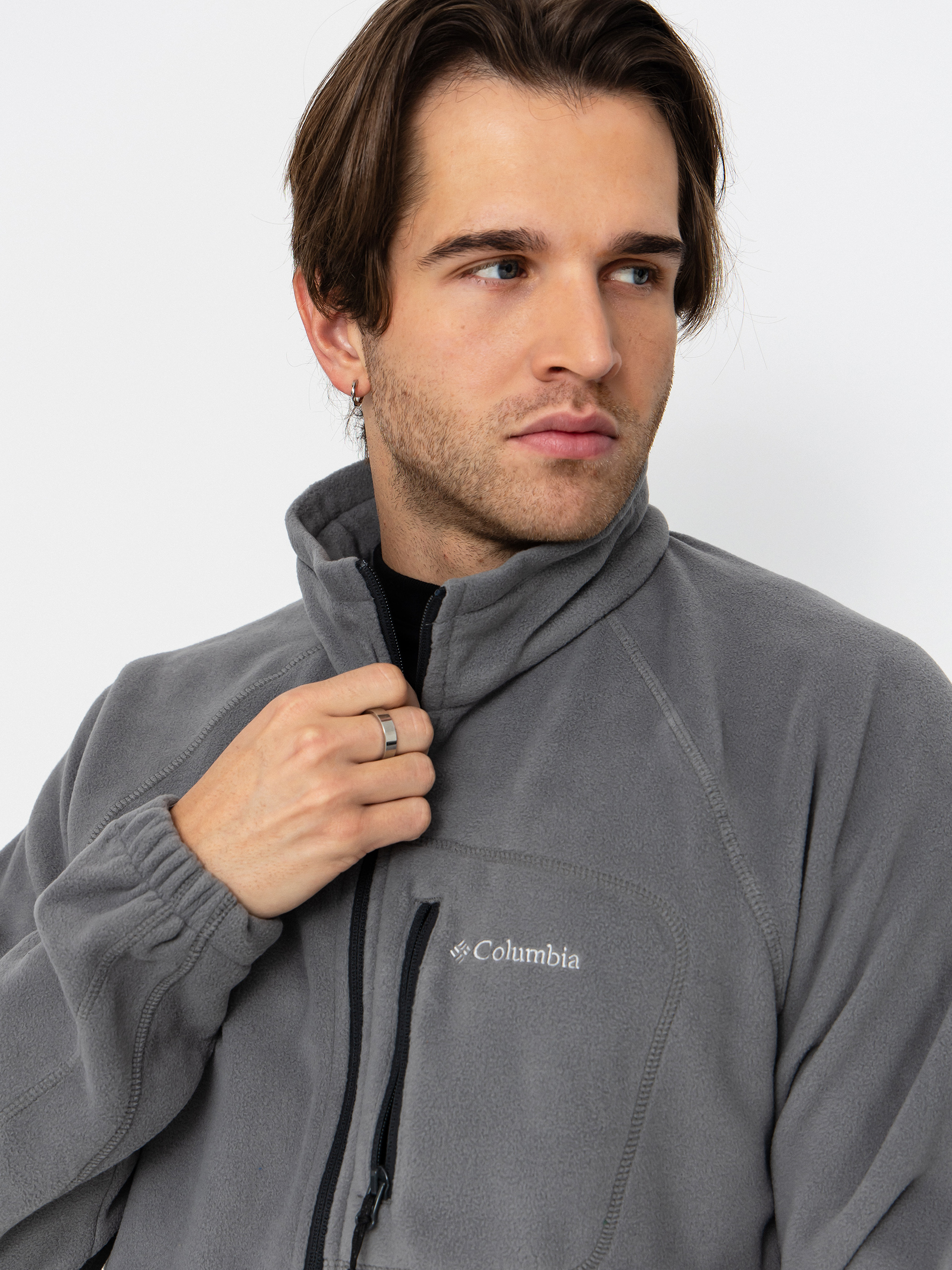 Férfi Columbia Fast Trek II Full Zip Polár pulóver (city grey)