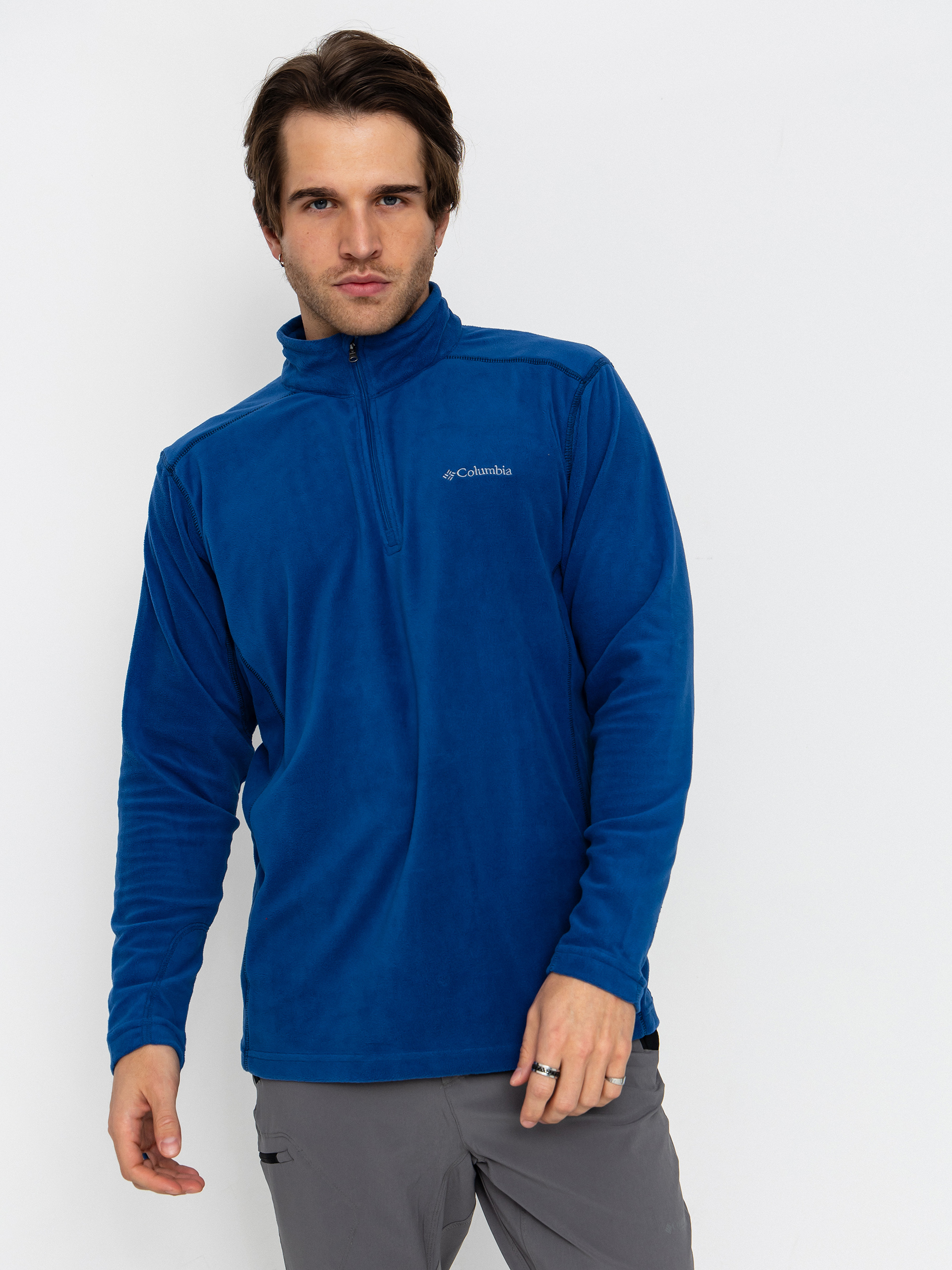 Polár pulóver Columbia Klamath Range II Half Zip