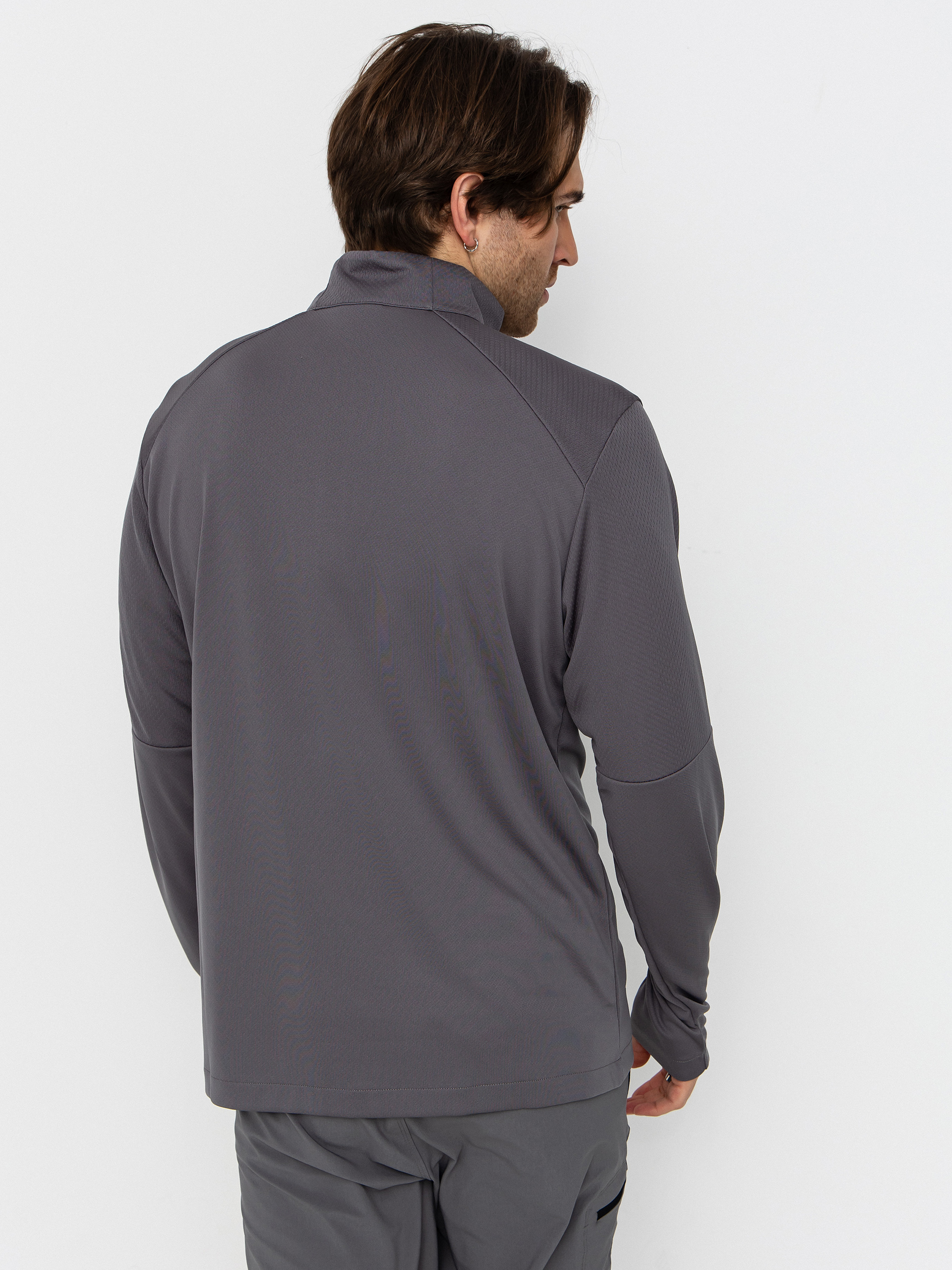 Férfi Polár pulóver Columbia Tech Knit 1/4 Zip (city grey/blac)