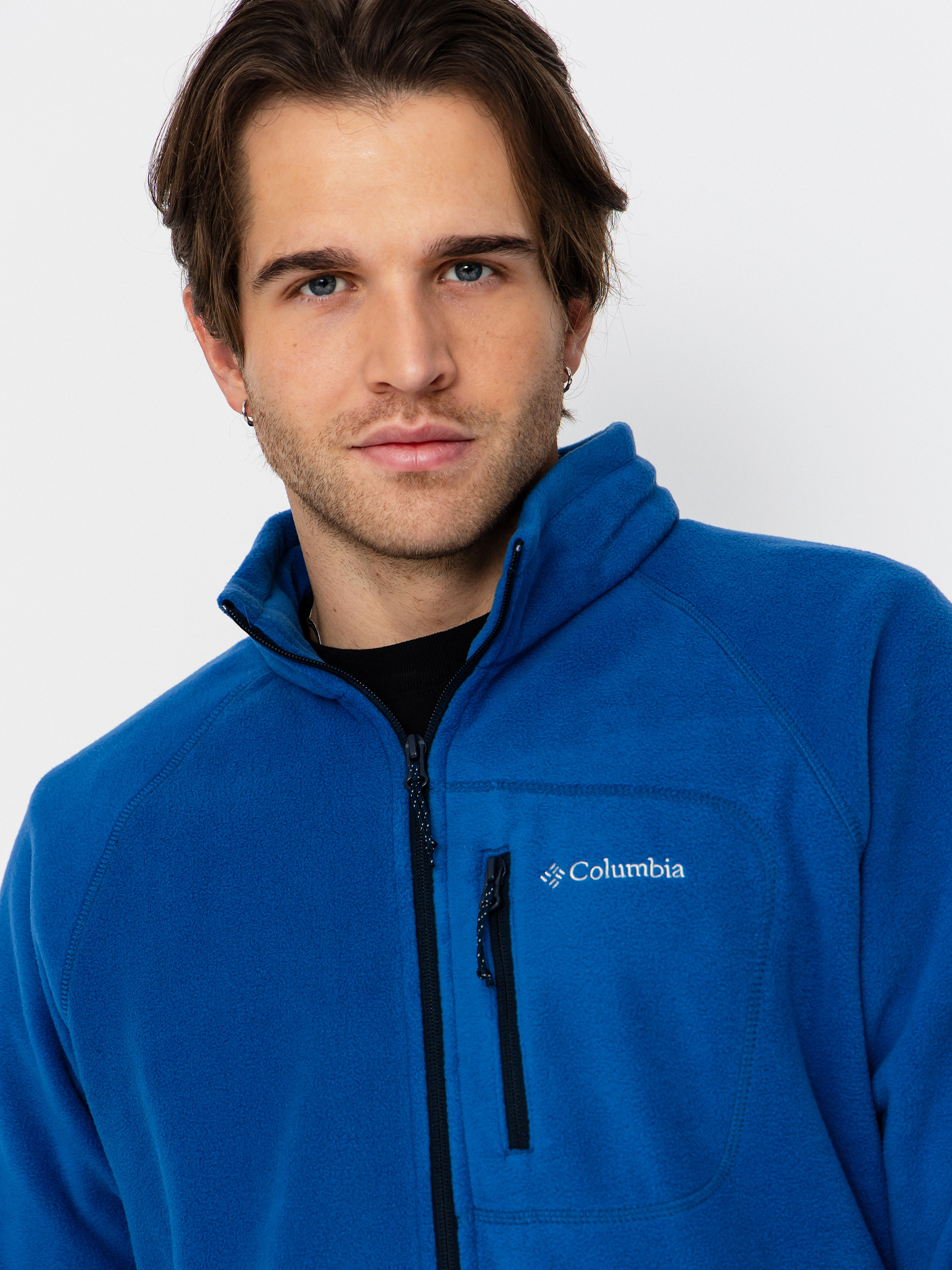 Férfi Polár pulóver Columbia Fast Trek II Full Zip (mountain blue)