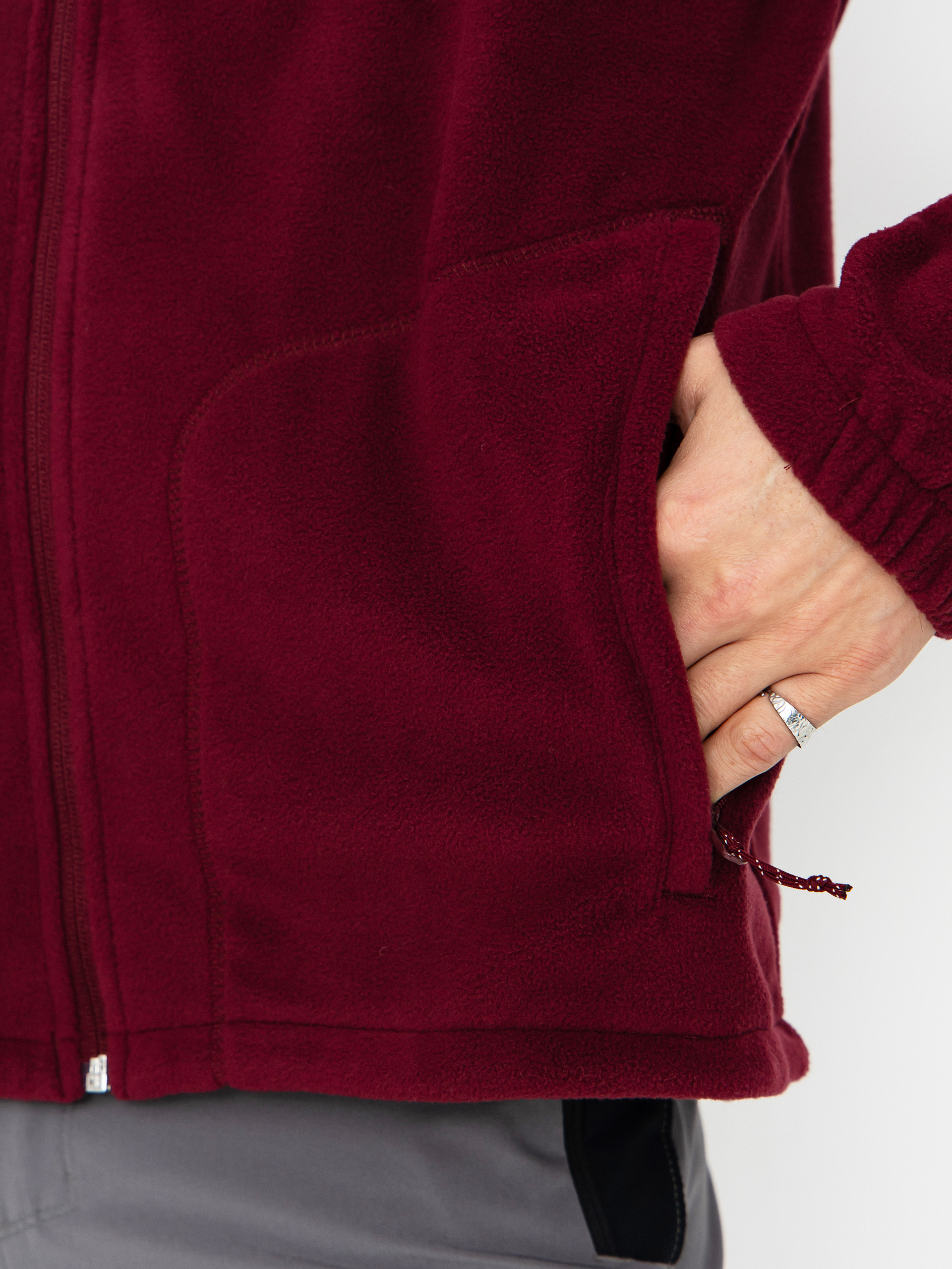 Férfi Polár pulóver Columbia Fast Trek II Full Zip (rich wine)