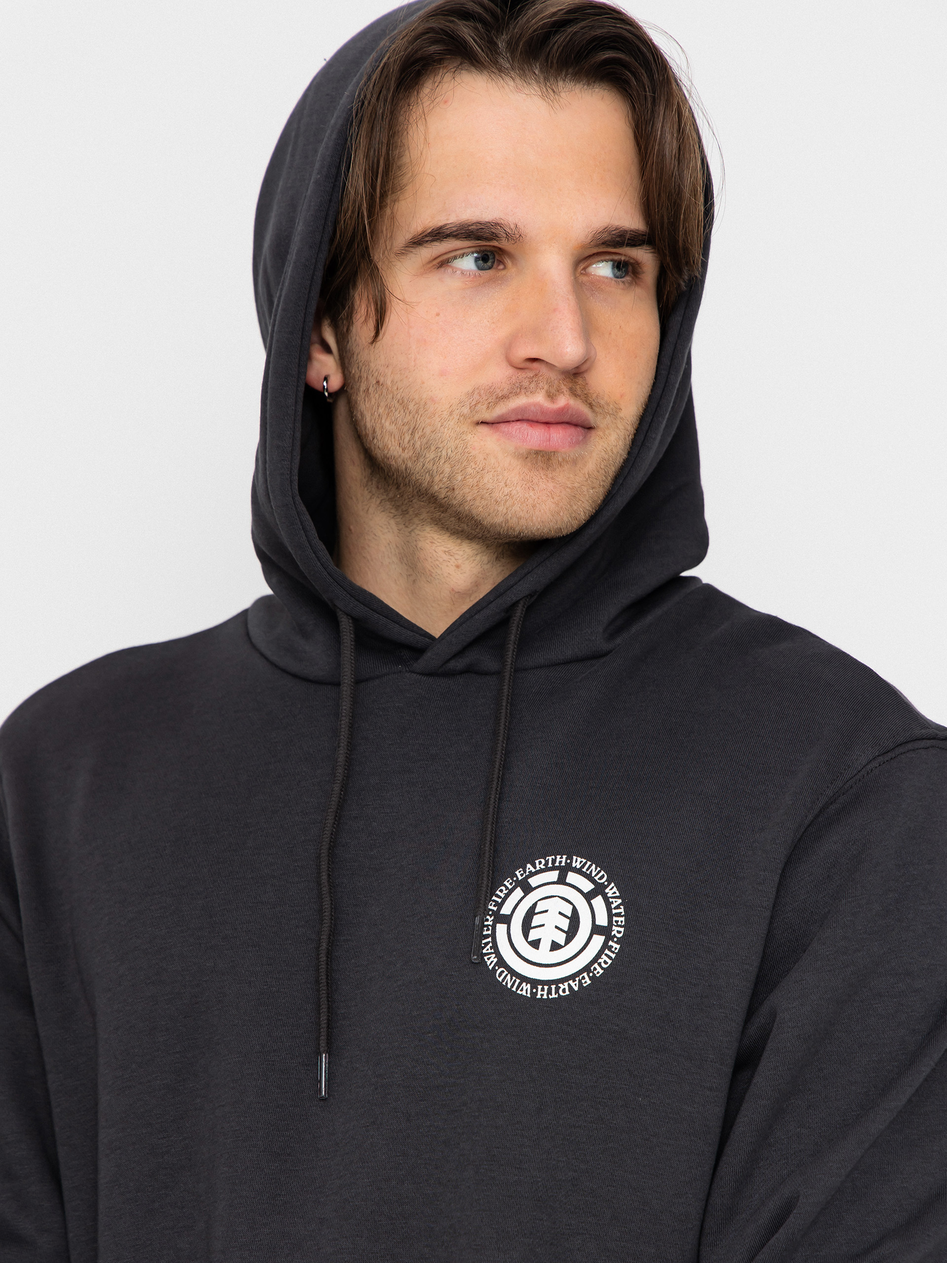 Kapucnis pulóver Element Seal Bp HD (off black)