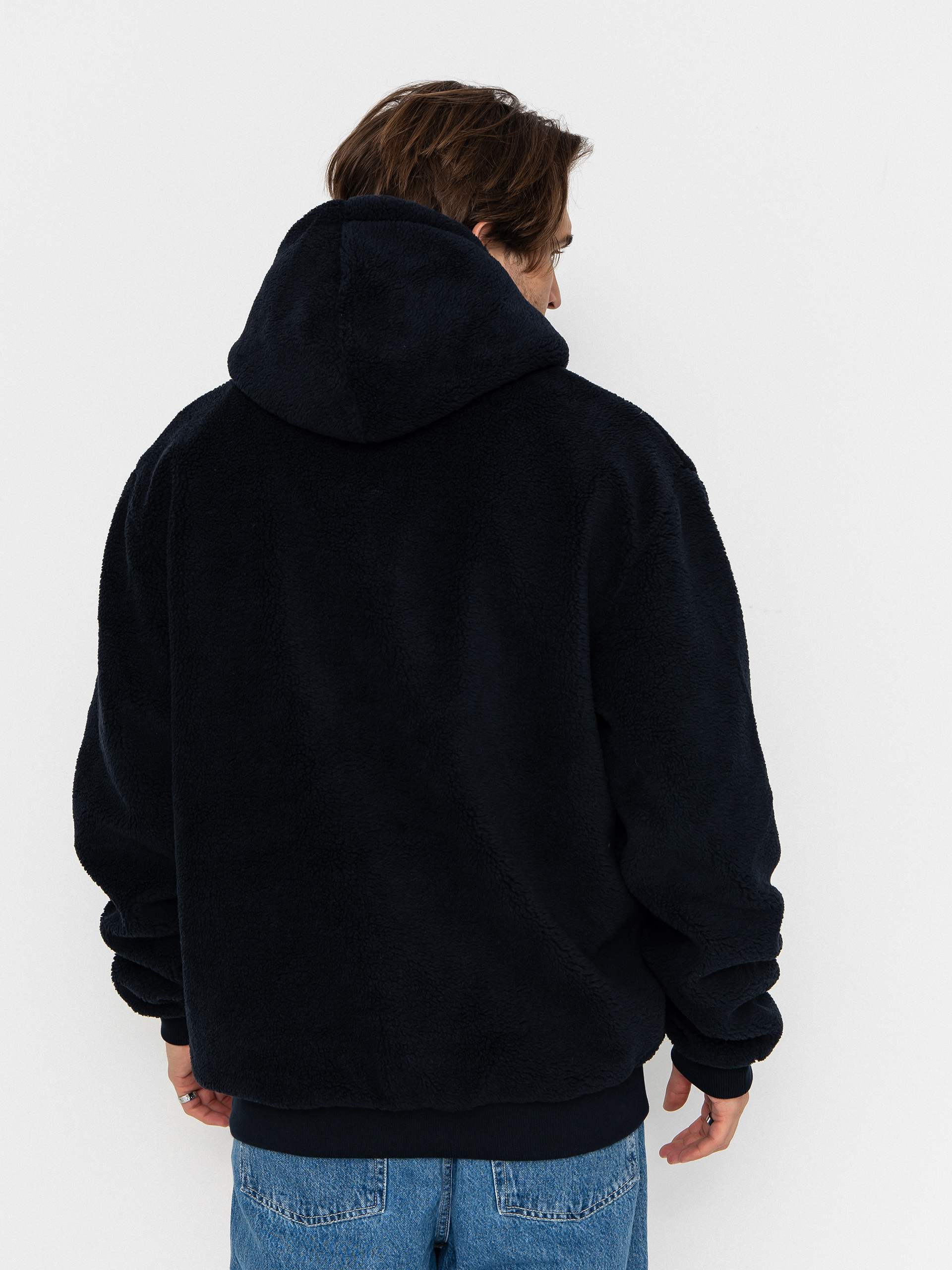 MassDnm Patch Teddy Hoody Dzseki (navy)