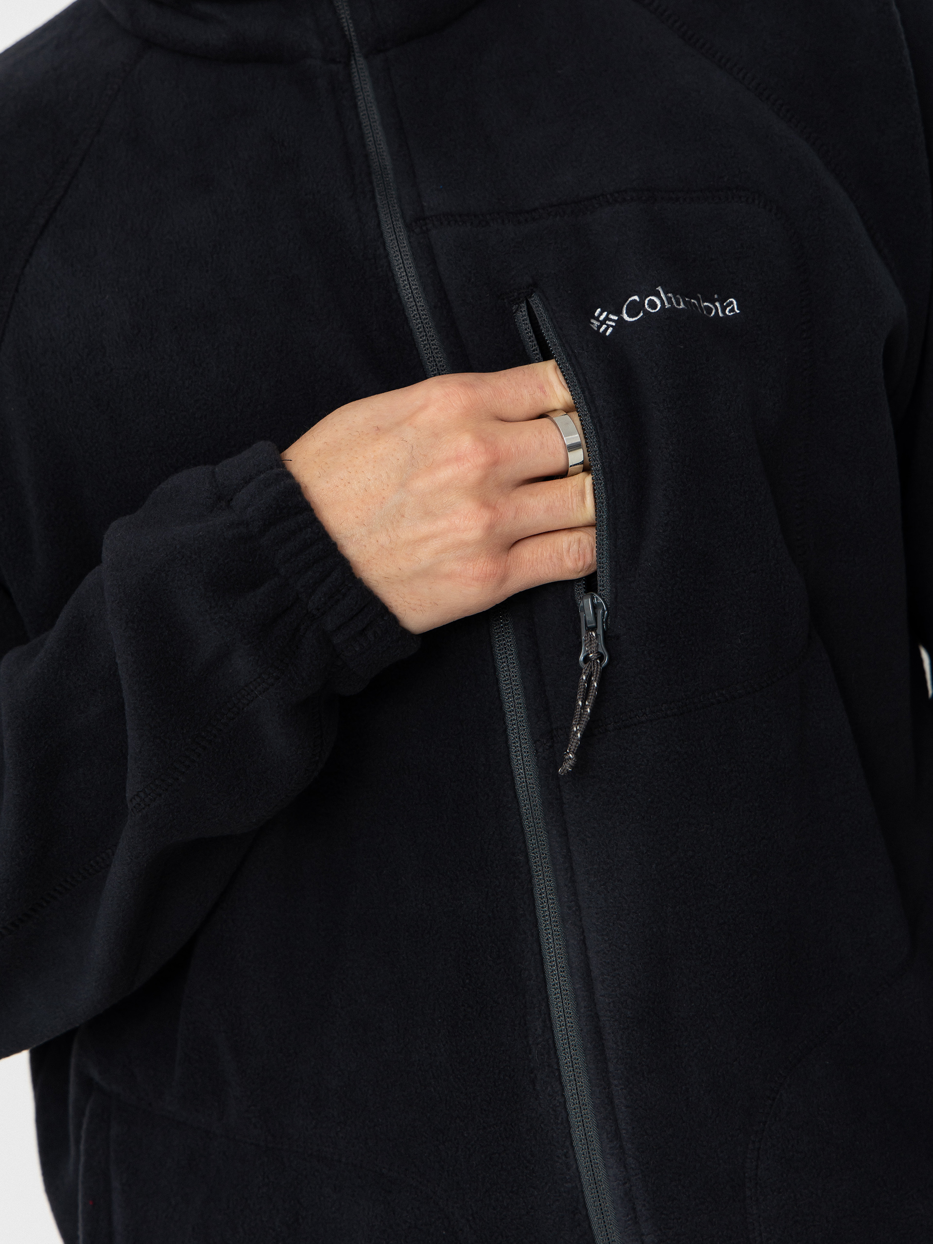 Férfi Polár pulóver Columbia Fast Trek II Full Zip (black)