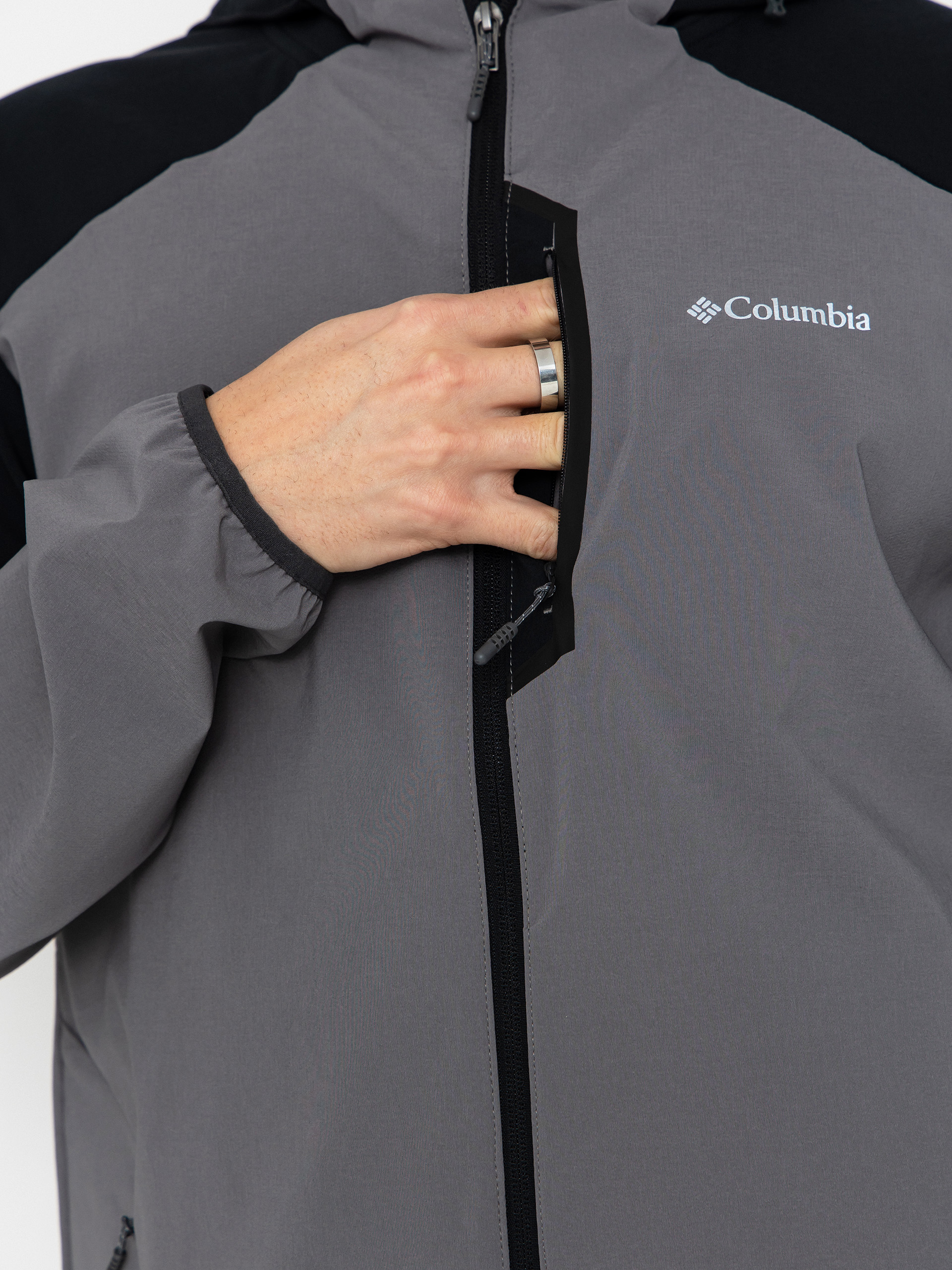 Dzseki Columbia Tech Softshell HD (city grey/black)
