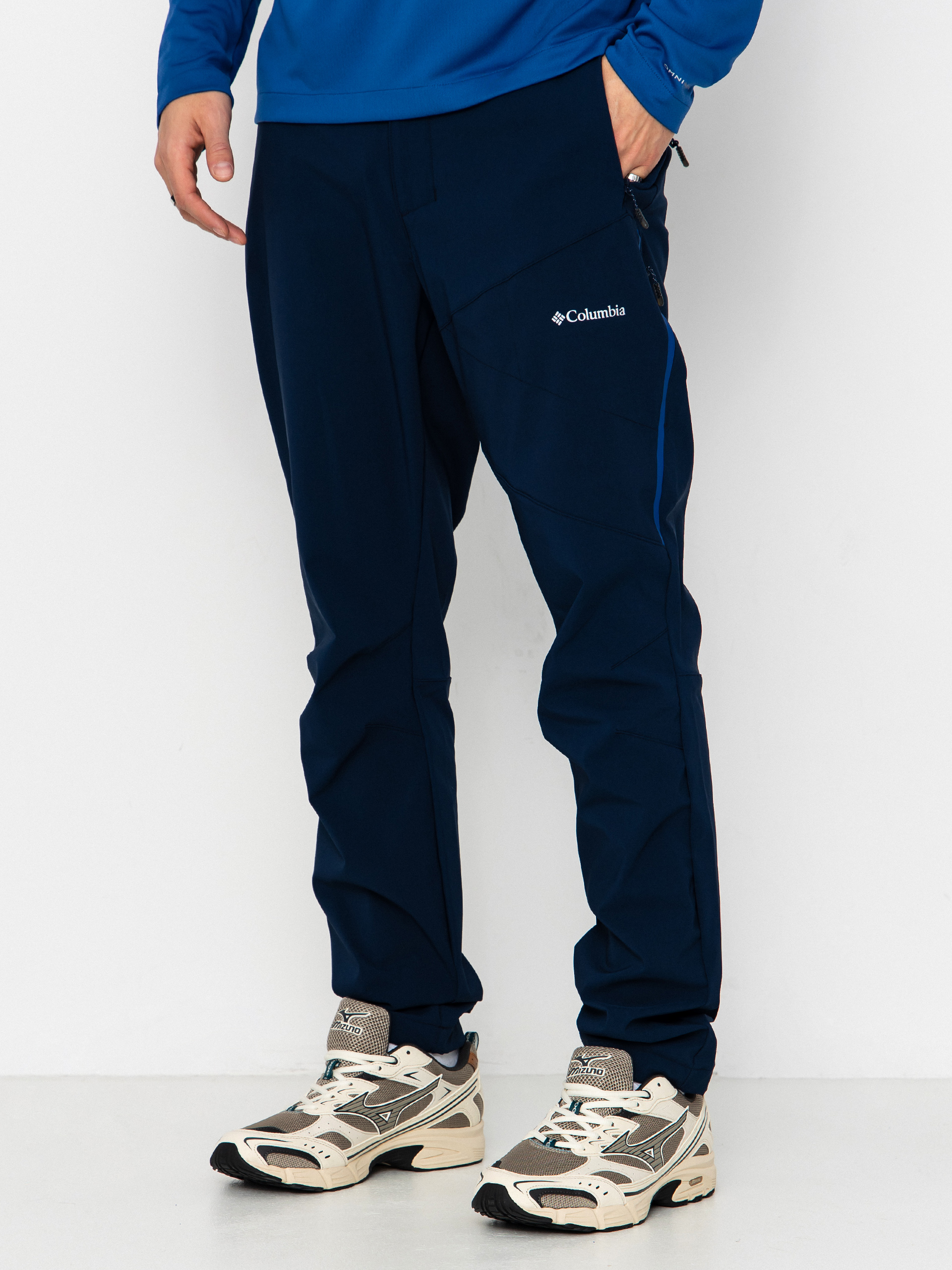 Kisnadrág Columbia Tech Softshell (collegiate navy)