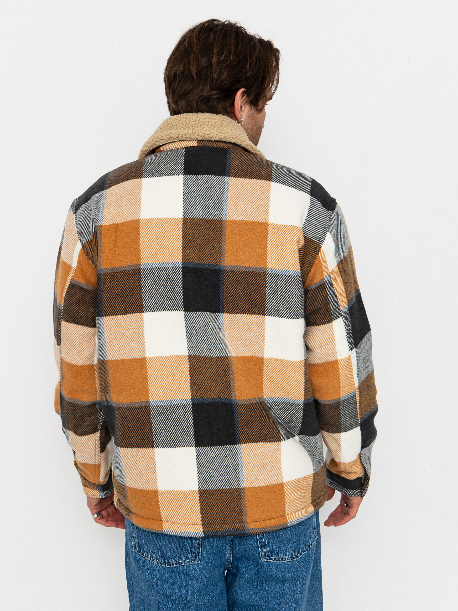 Quiksilver Dna Sherpa Harrington Dzseki (almond motherfly check)