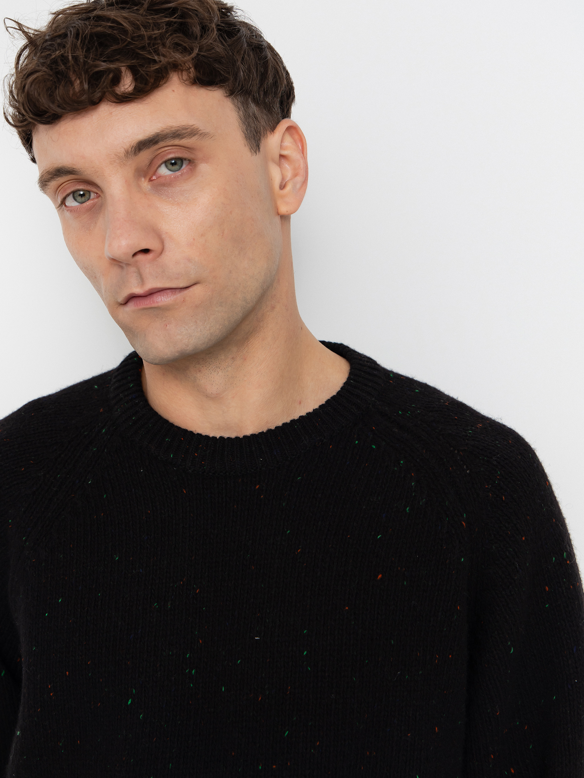 Pulóver Carhartt WIP Anglistic (speckled black)