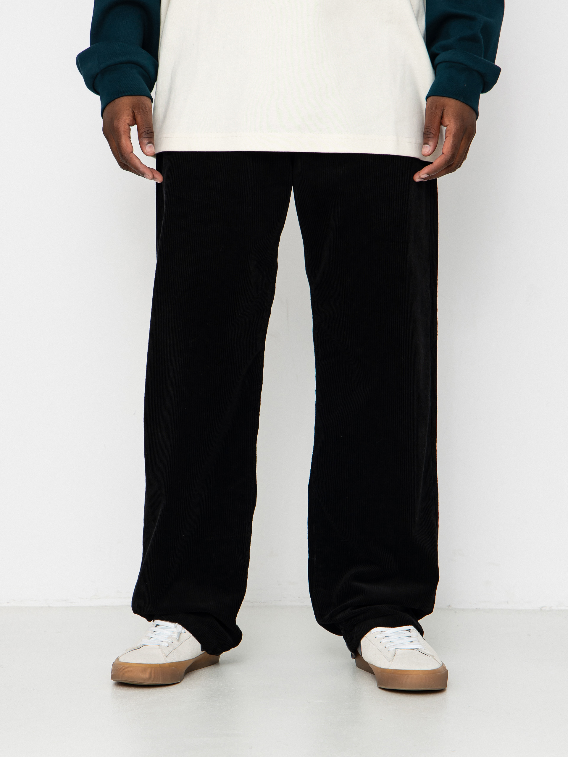 Kisnadrág Carhartt WIP Landon (black/rinsed)