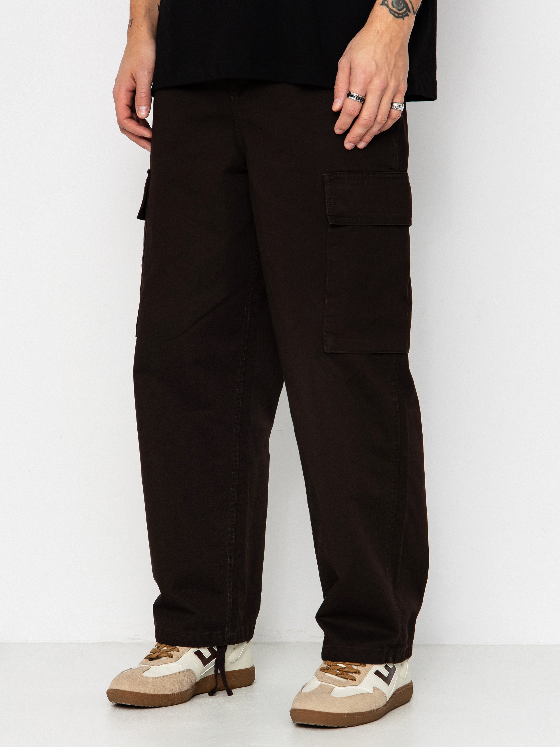 Kisnadrág Carhartt WIP Kade Cargo (tobacco/stone washed)