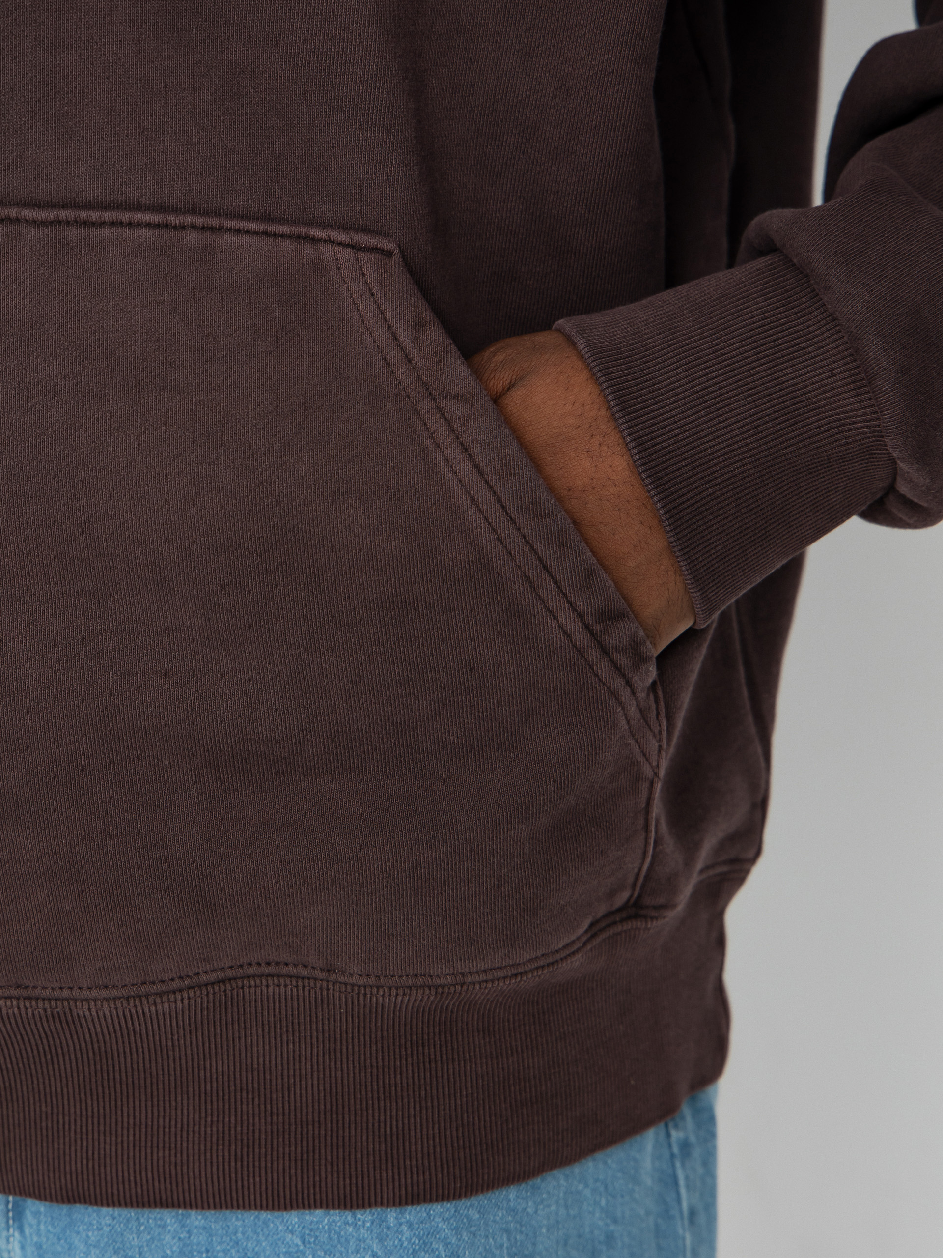 Kapucnis pulóver Carhartt WIP Vista HD (palisander/garment dyed)