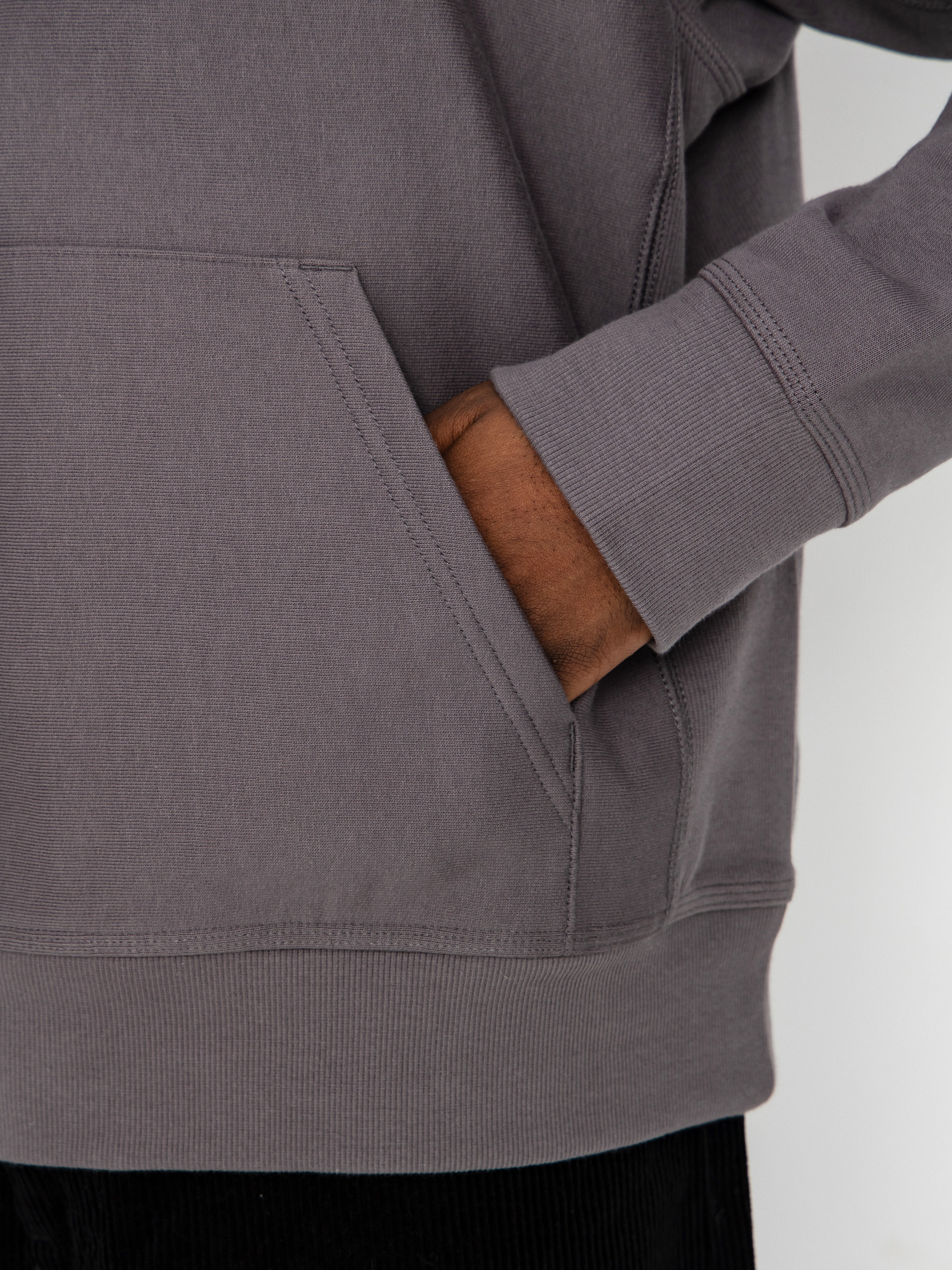 Kapucnis pulóver Carhartt WIP American Script HD (porphyry)