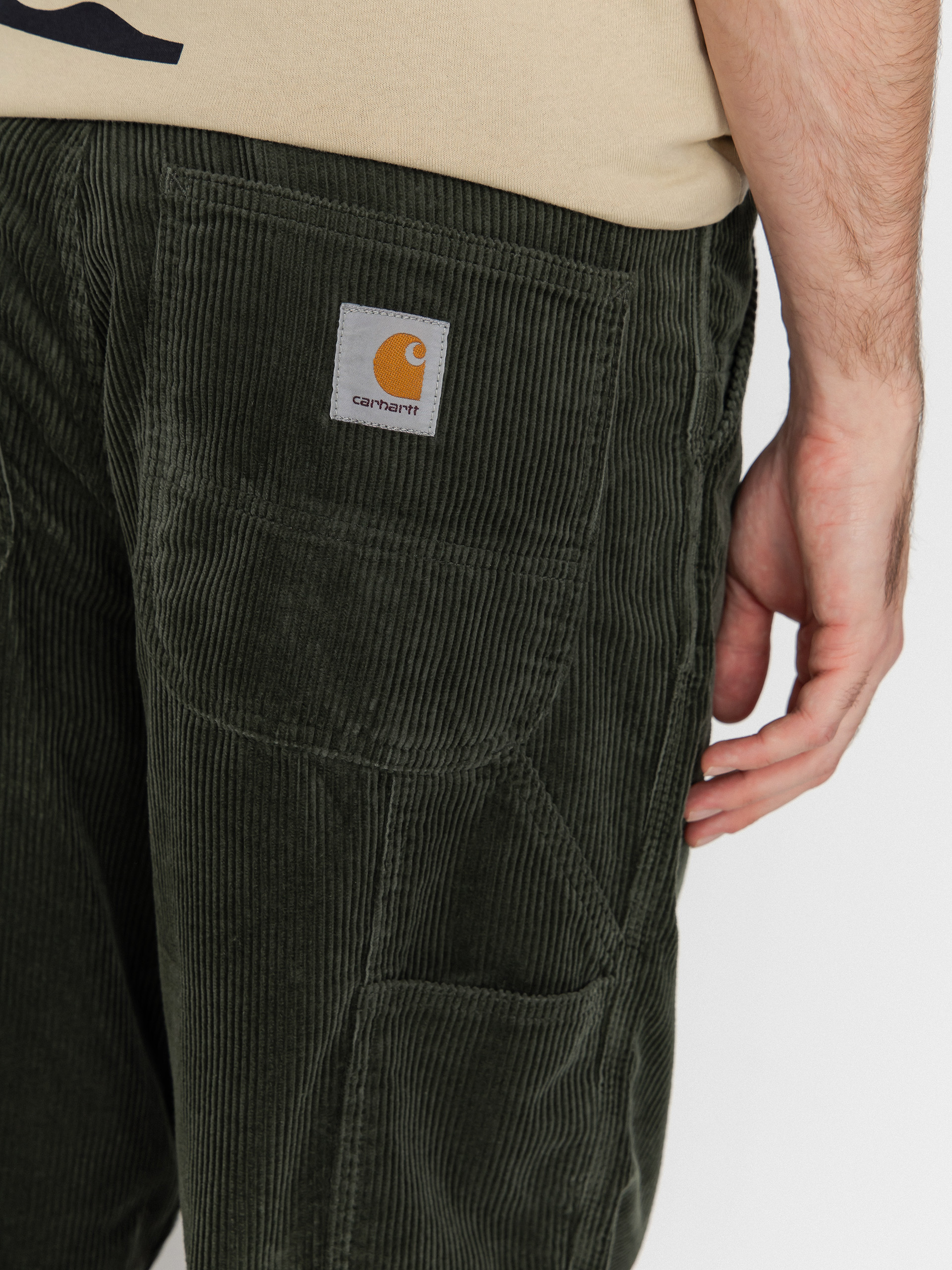 Kisnadrág Carhartt WIP Single Knee (opuntia/rinsed)