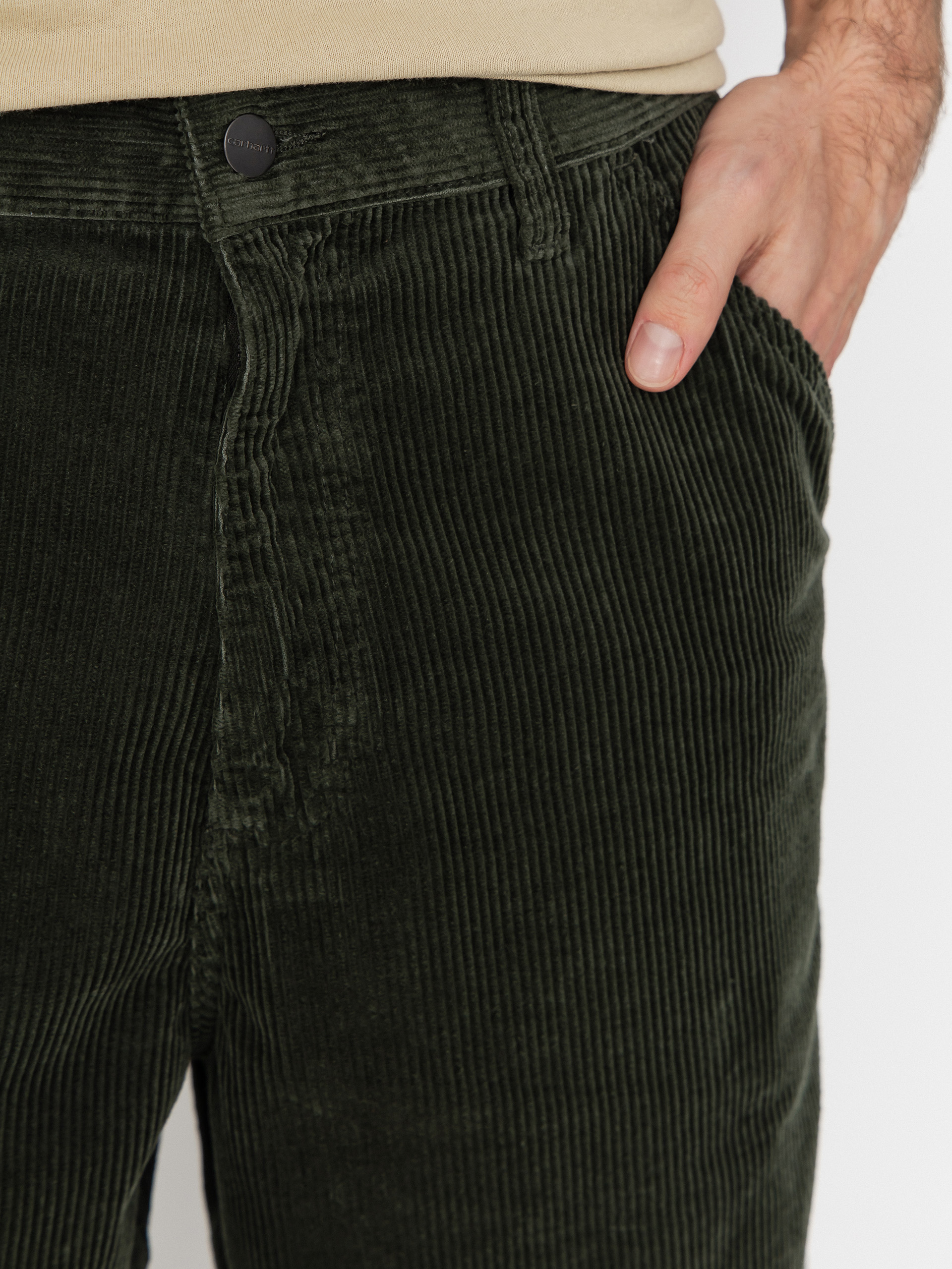 Kisnadrág Carhartt WIP Single Knee (opuntia/rinsed)
