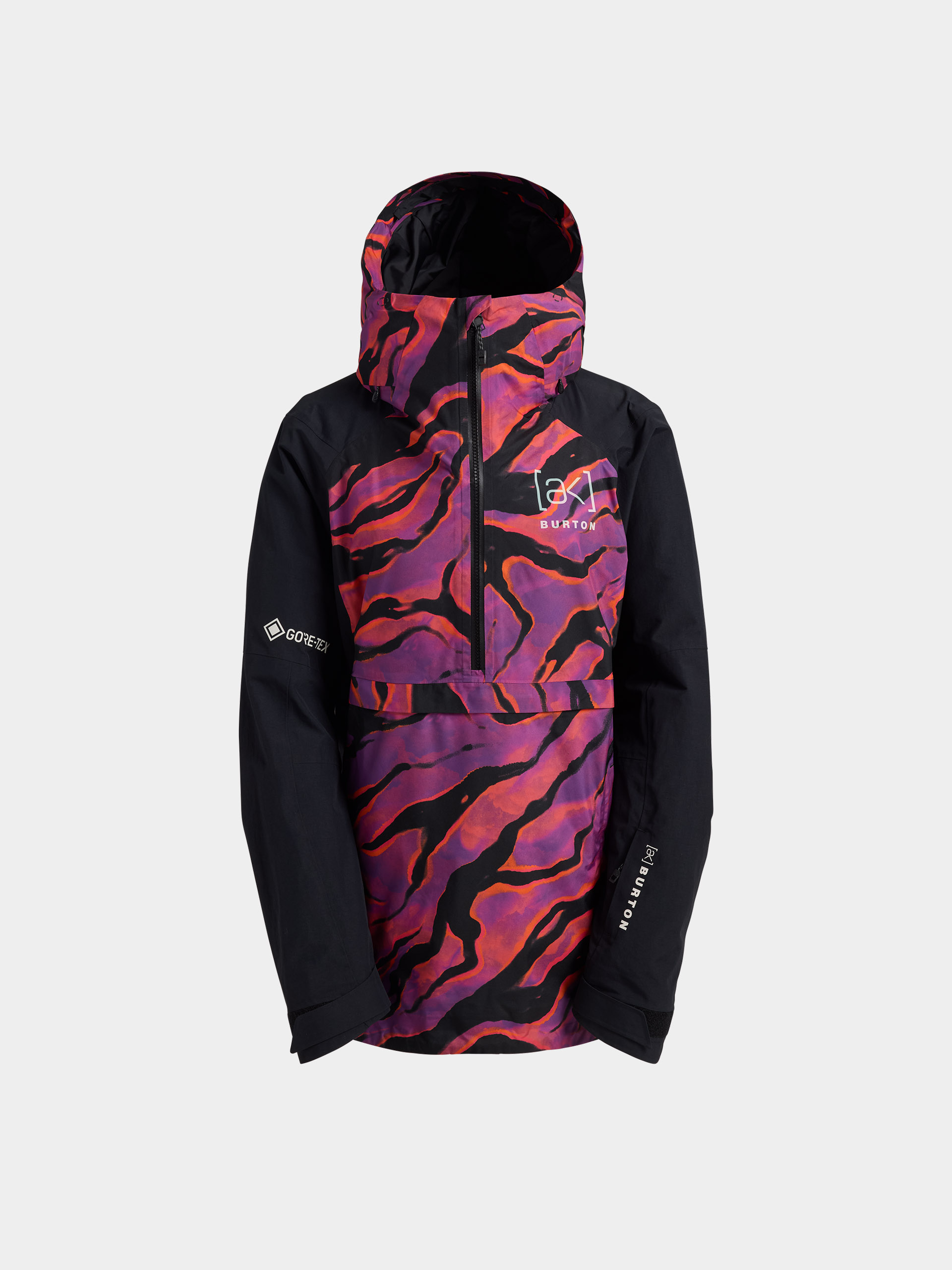 Snowboard dzseki Burton Ak Gore Tex Kimmy 2L Anorak Wmn (slash multi/true black)