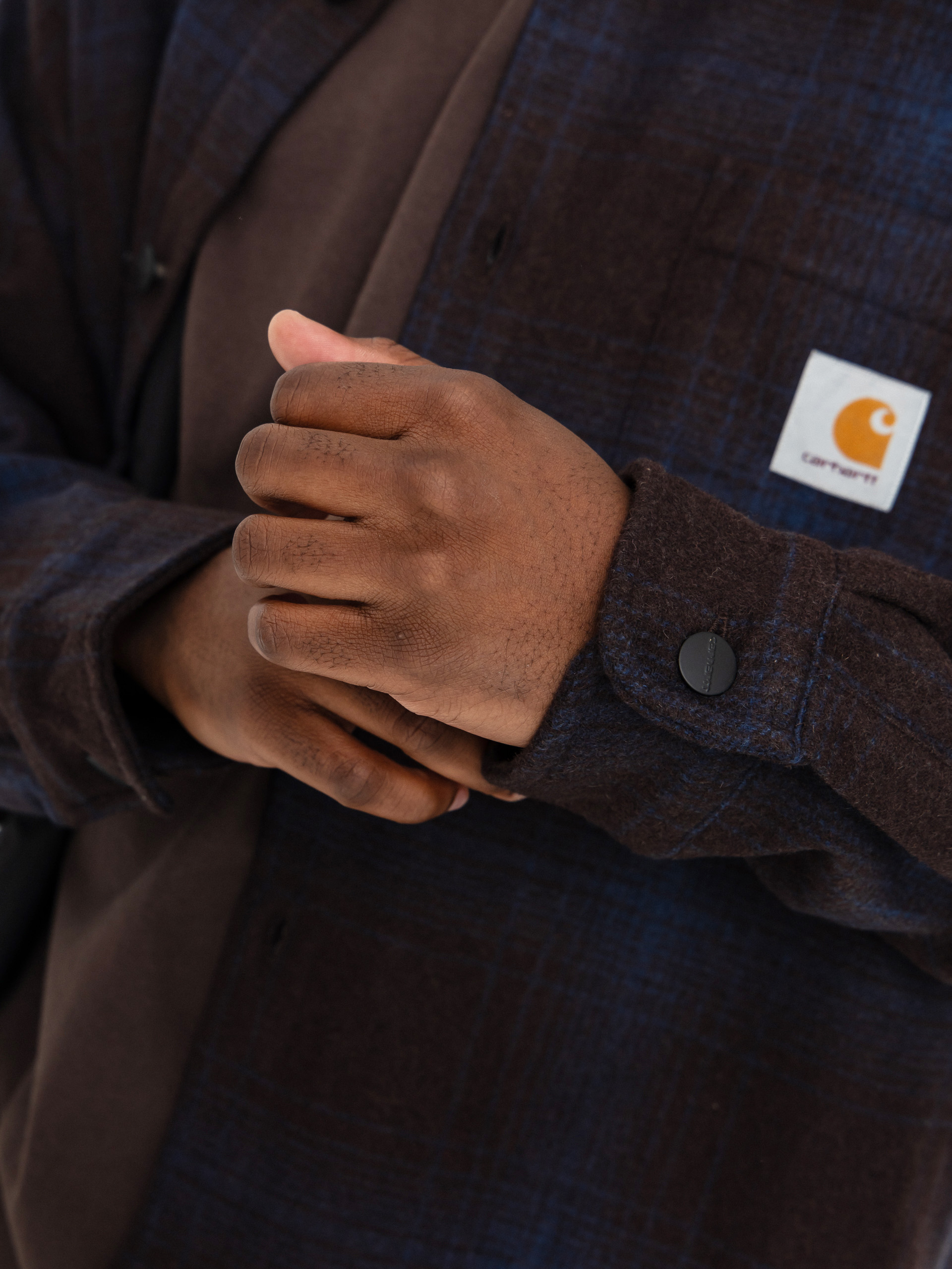 Dzseki Carhartt WIP Brennan (brennan check/palisander/jupiter)