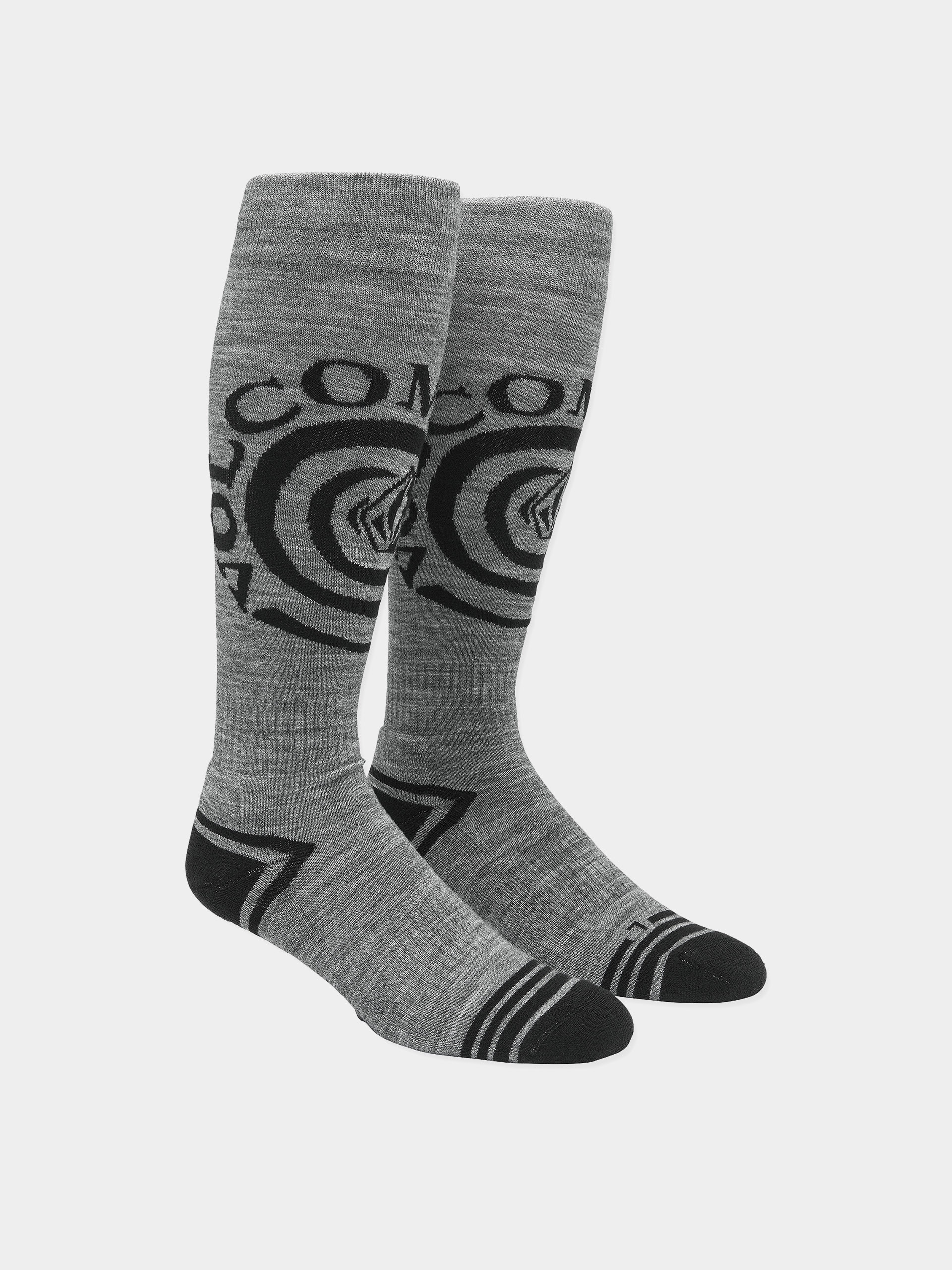 Zokni Volcom Spiral Over The Calf (heather grey)