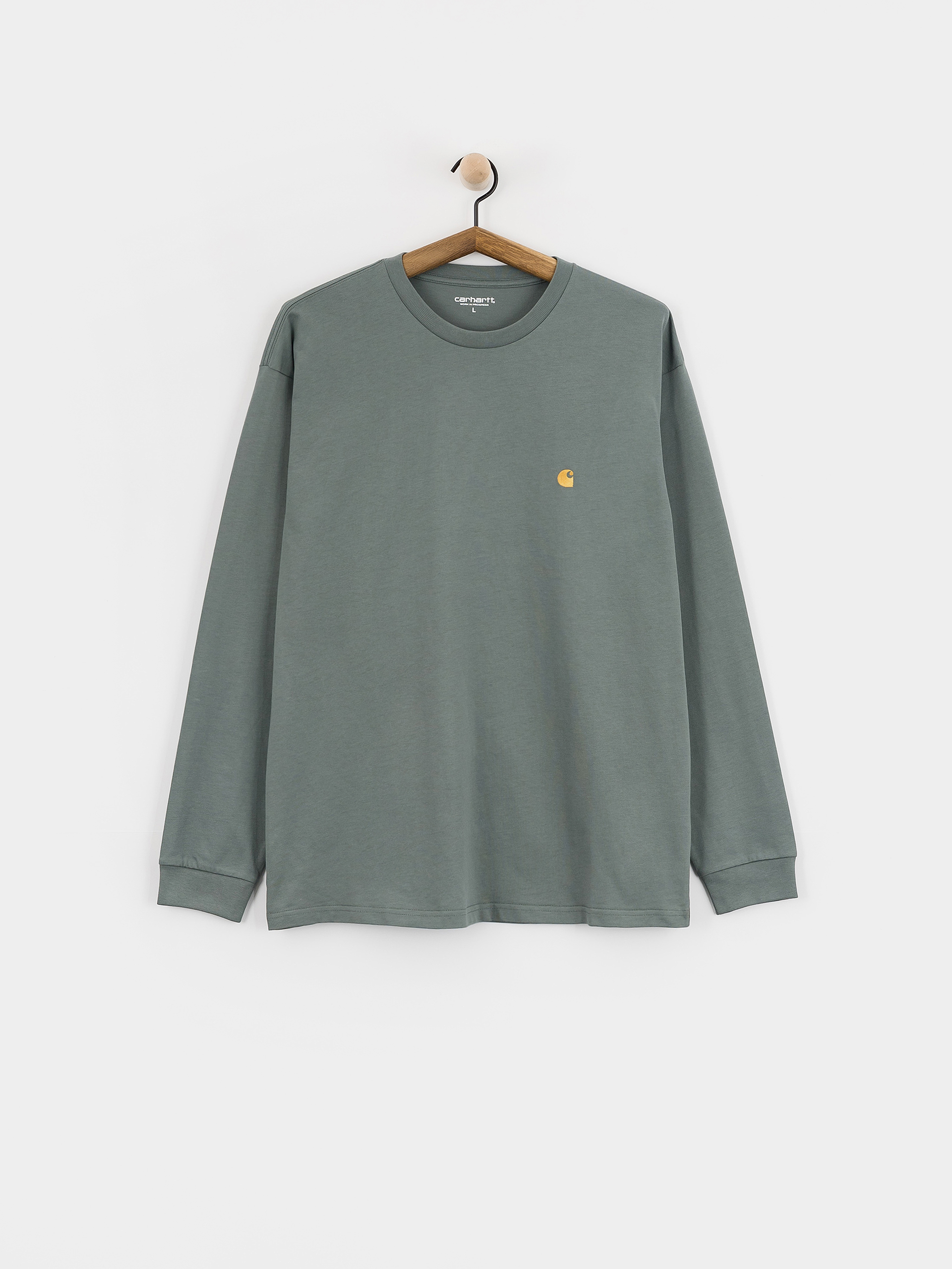 Carhartt WIP Chase Hosszu00fa ujju00fa felsu0151 (velvet green/gold)