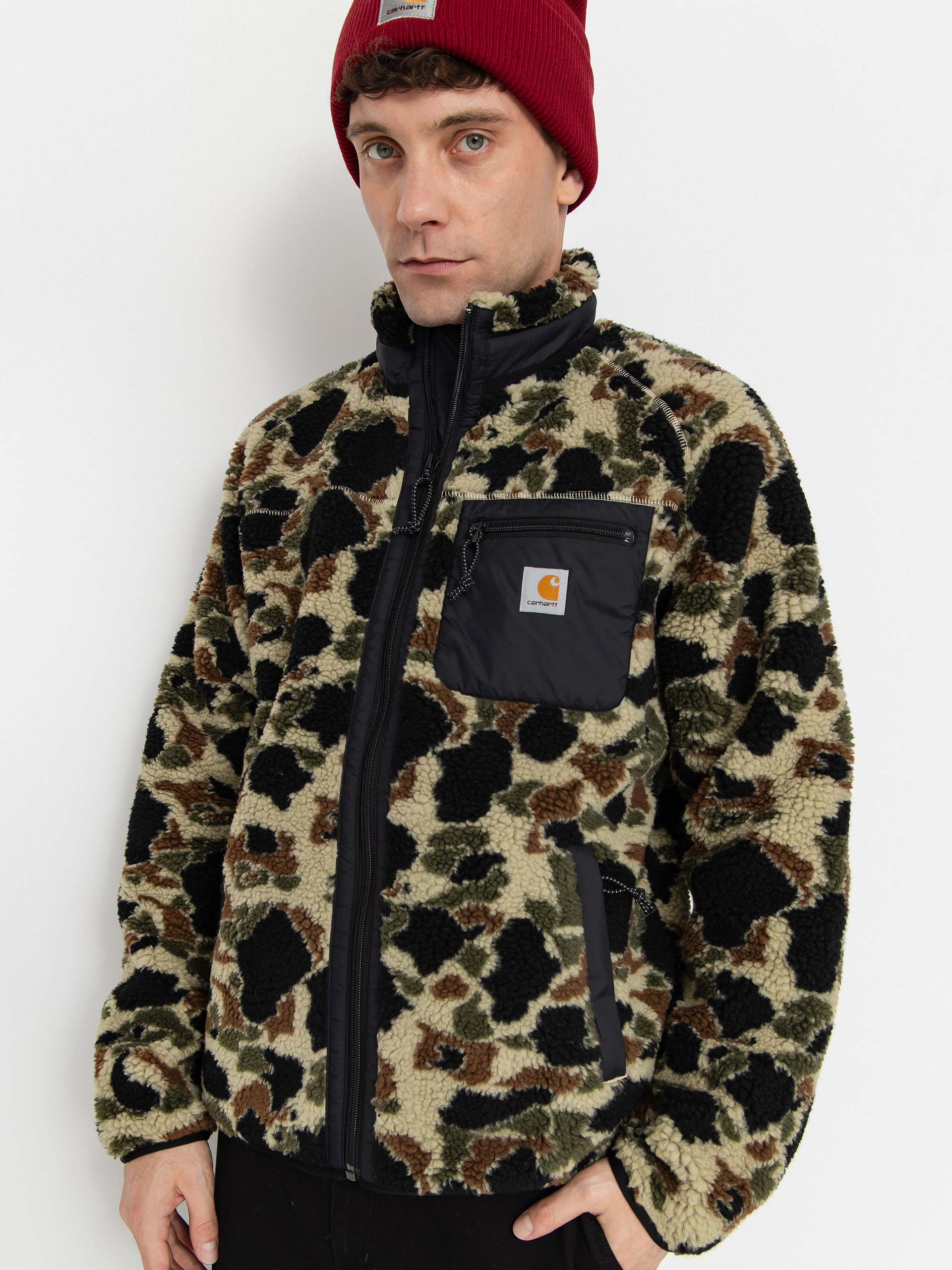 Dzseki Carhartt WIP Prentis (camo duck jacquard/green/black)