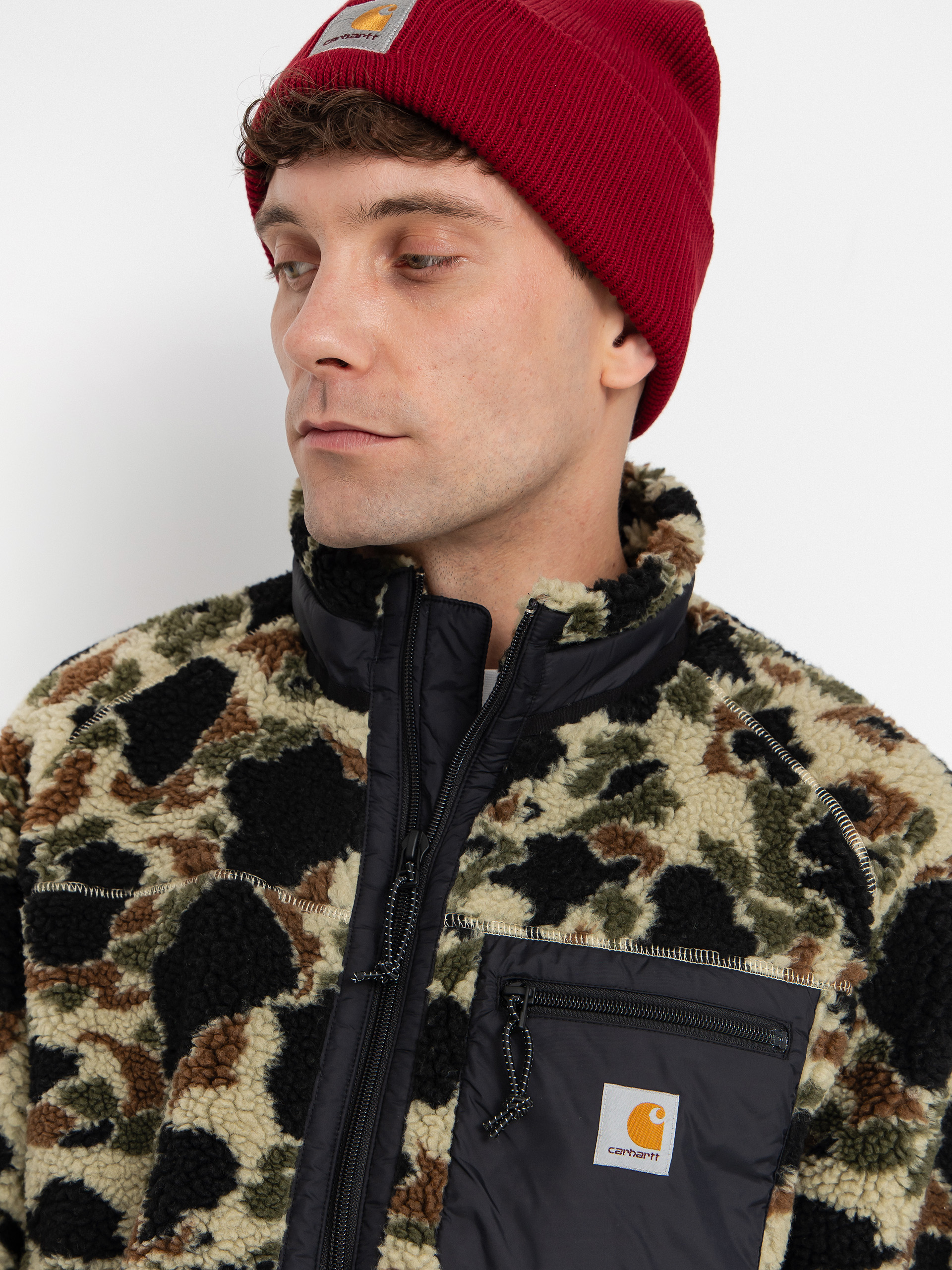 Dzseki Carhartt WIP Prentis (camo duck jacquard/green/black)