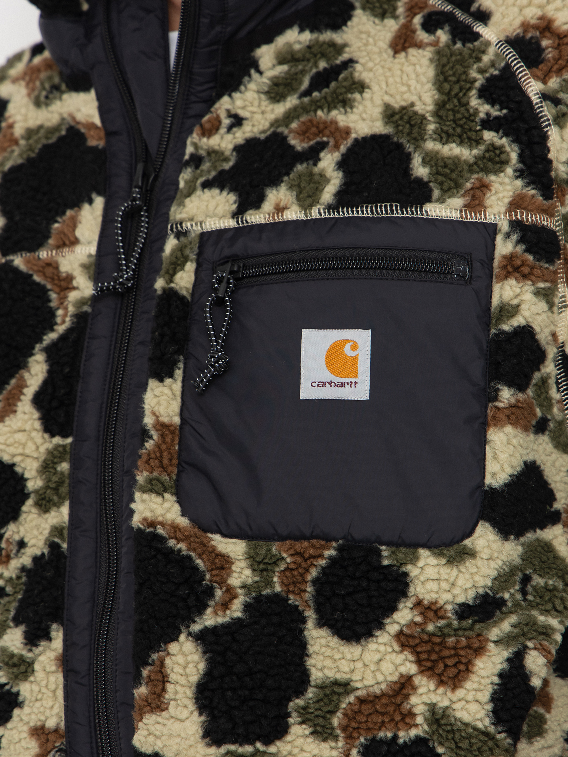 Dzseki Carhartt WIP Prentis (camo duck jacquard/green/black)