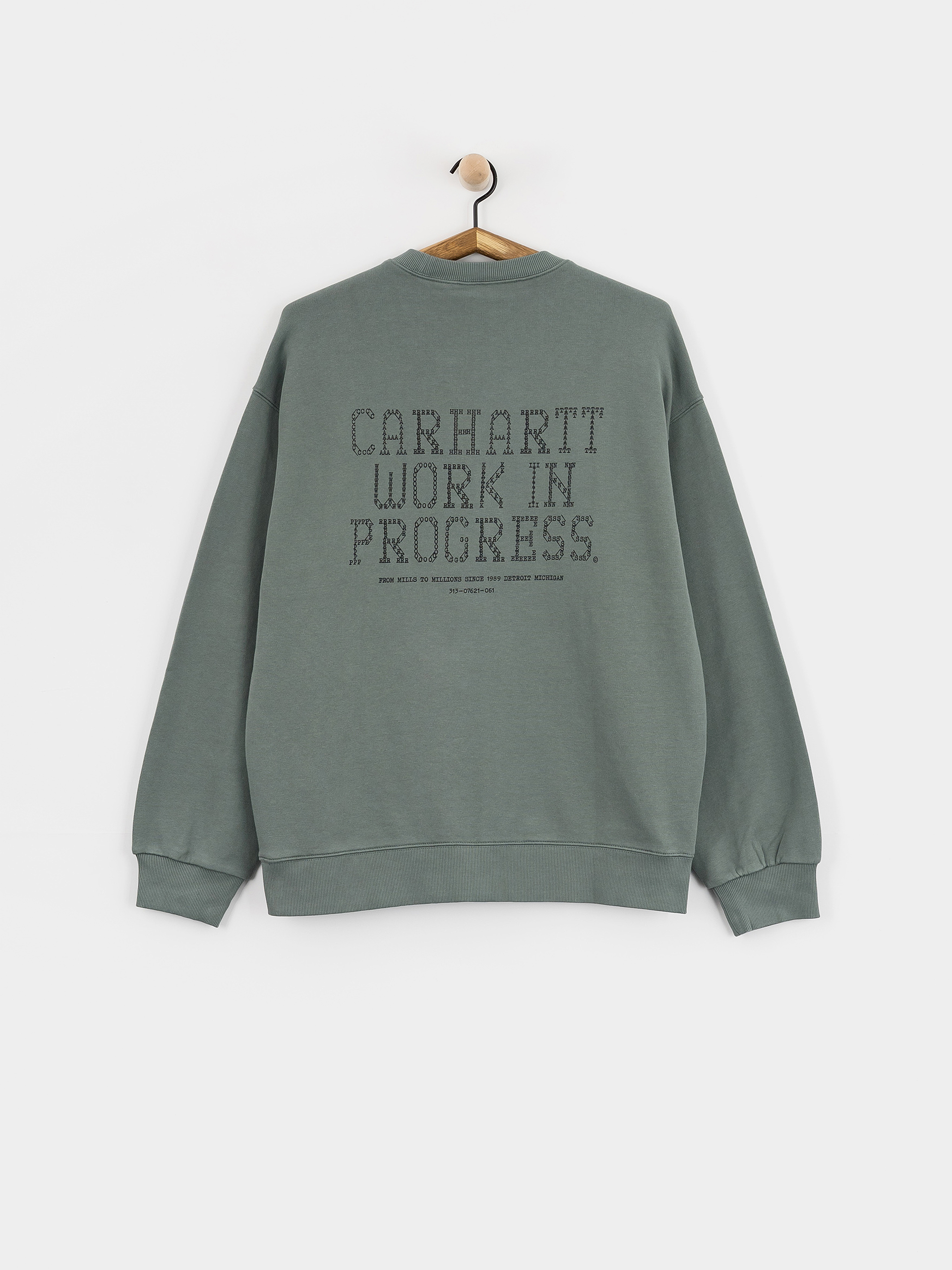 Pulóver Carhartt WIP Punched (velvet green)