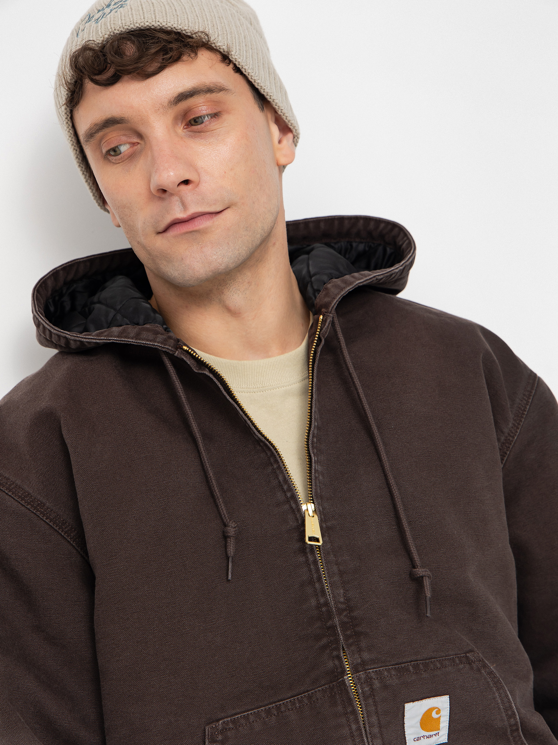 Dzseki Carhartt WIP OG Active (tobacco/stone canvas)