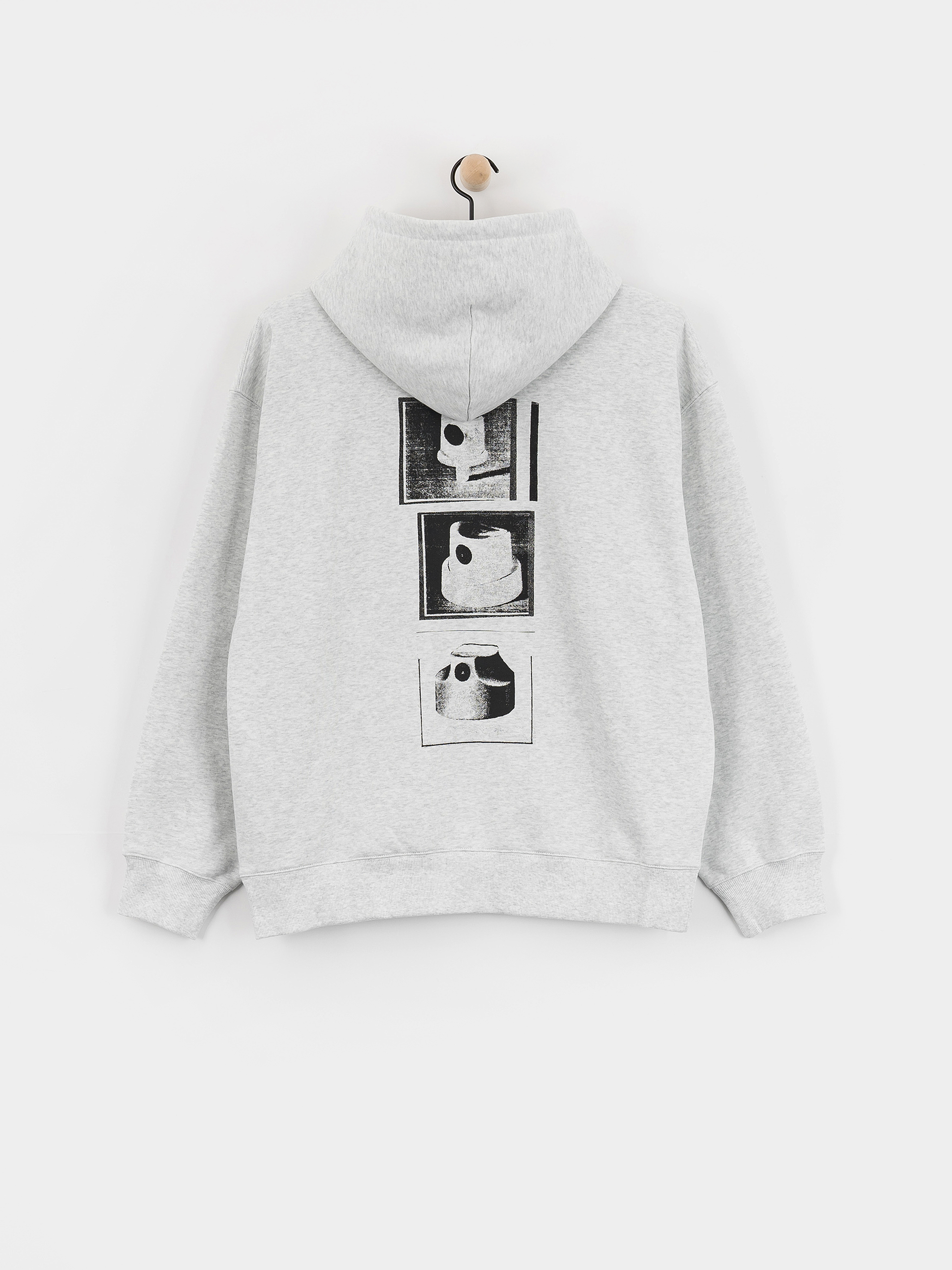 Kapucnis pulóver Carhartt WIP Caps HD (ash heather)