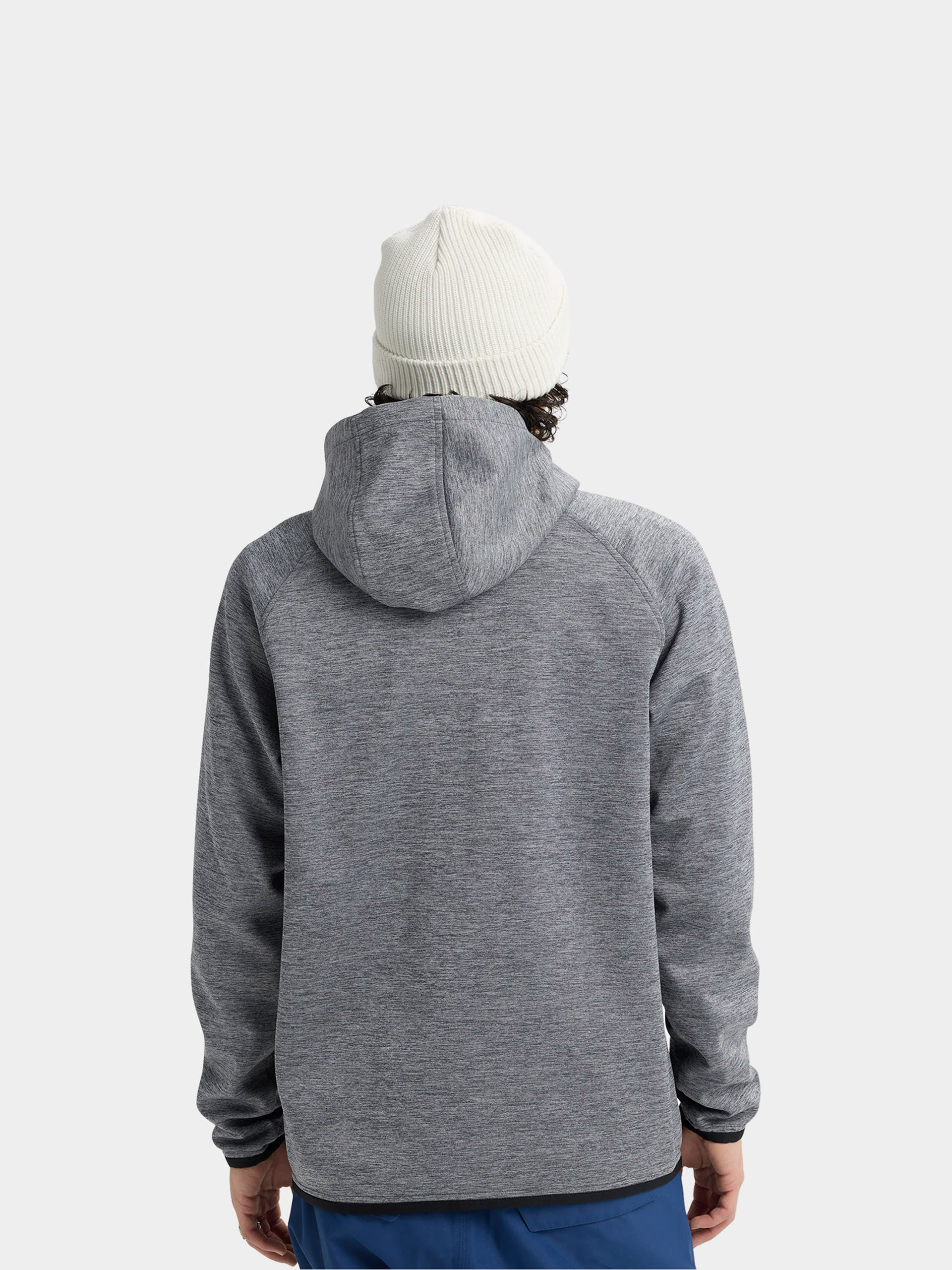 Férfi Thermo pulóver Burton Crown ZHD (true black heather)