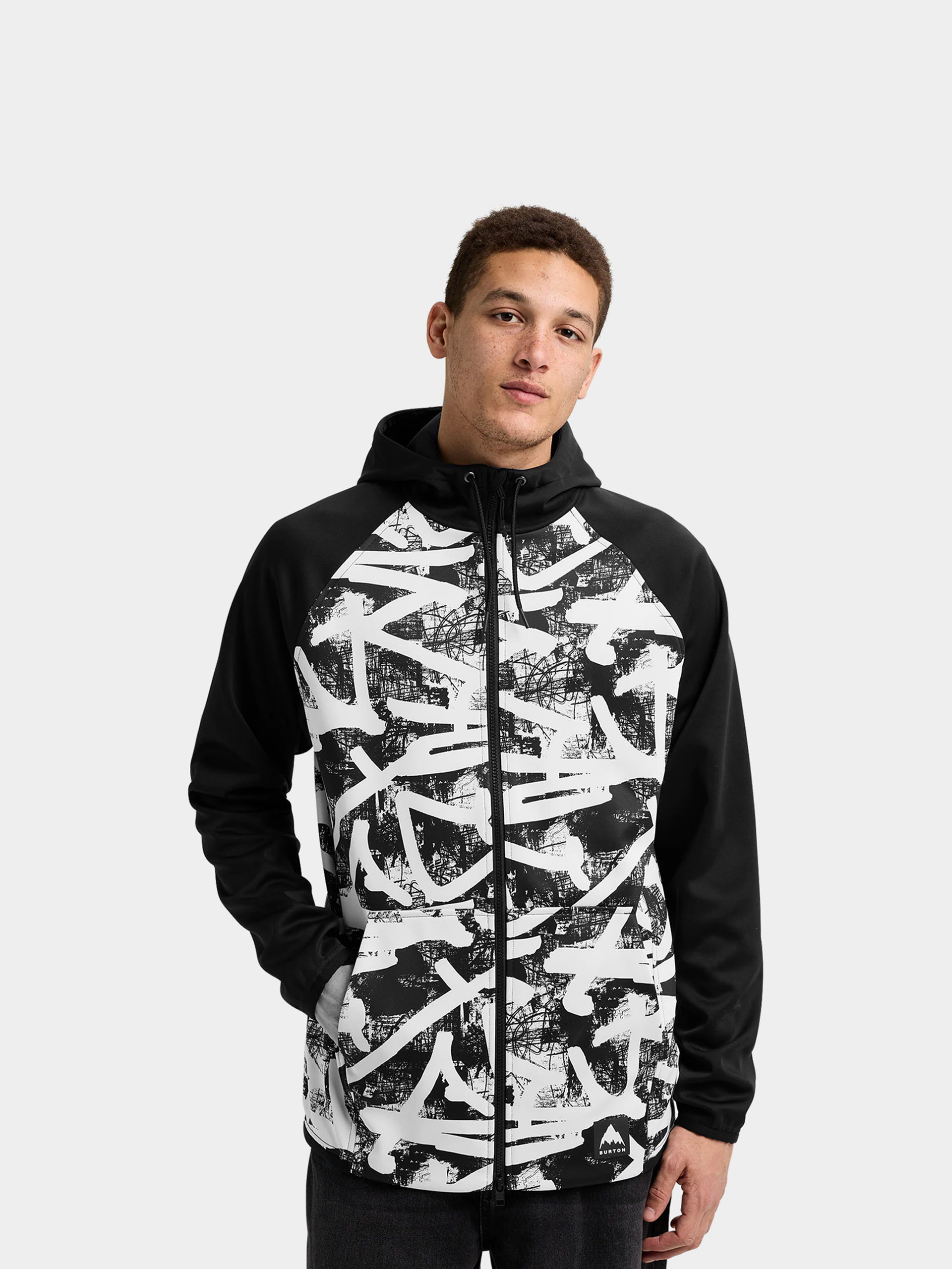 Férfi Thermo pulóver Burton Crown ZHD (city streets/true black)