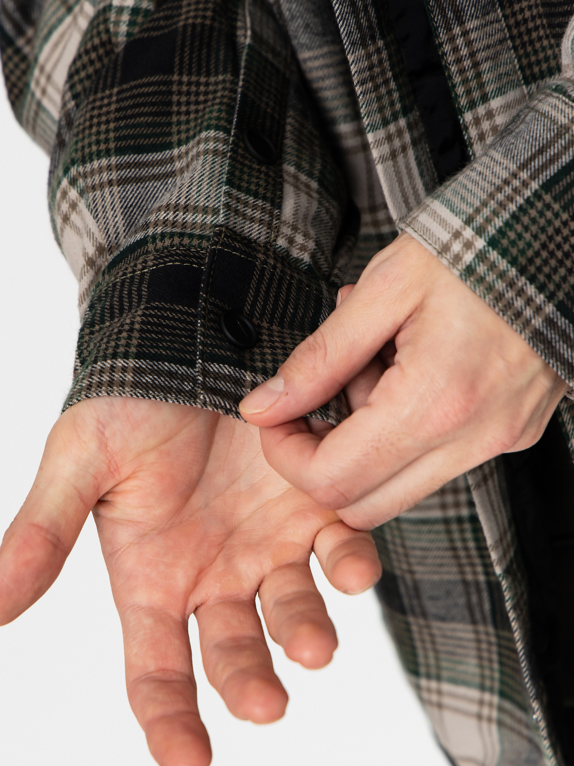 Dzseki Volcom Kenson Ins Flannel (black green)