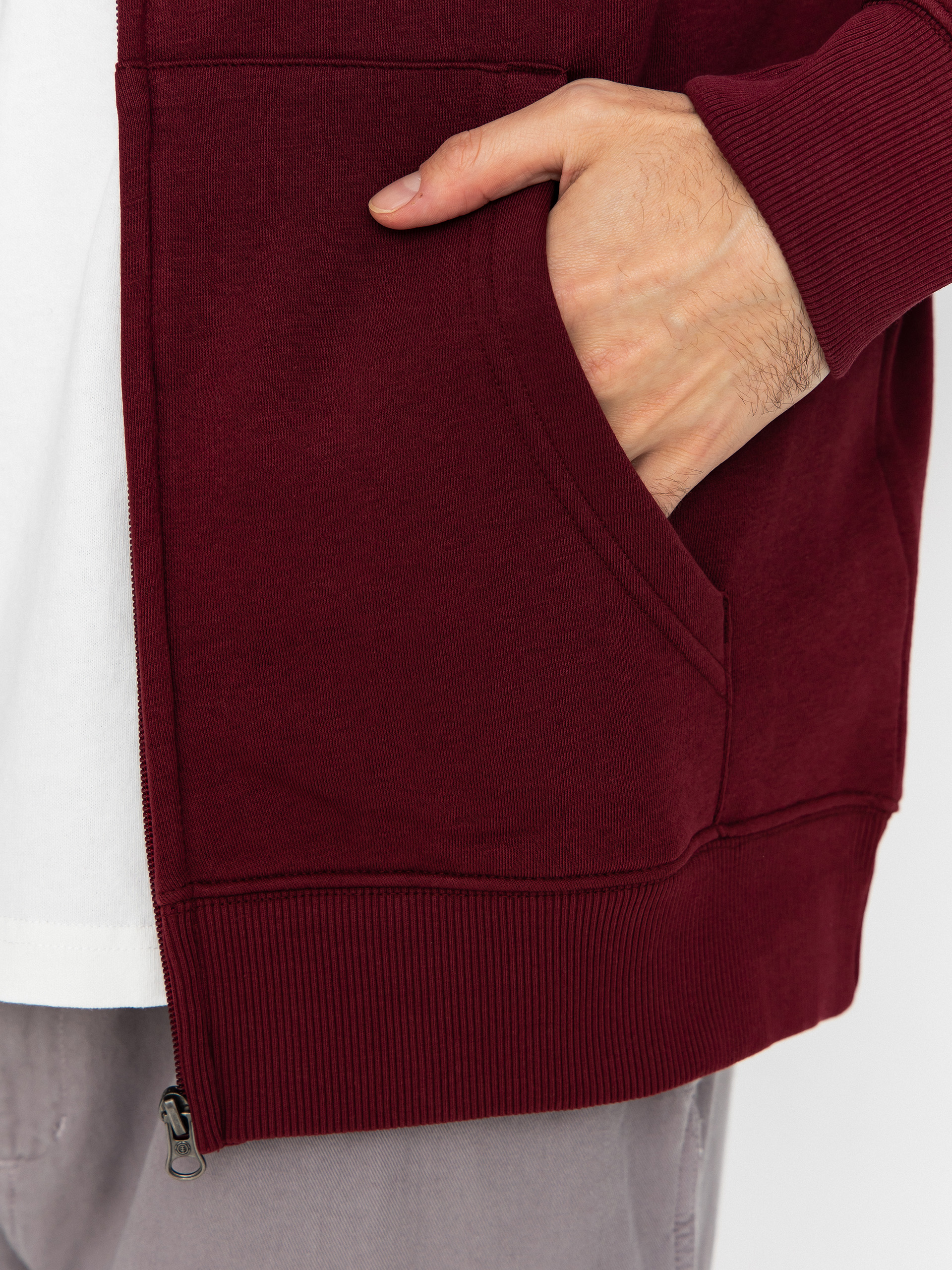 Element Icon Embroidery ZHD Kapucnis pulóver (zinfandel)